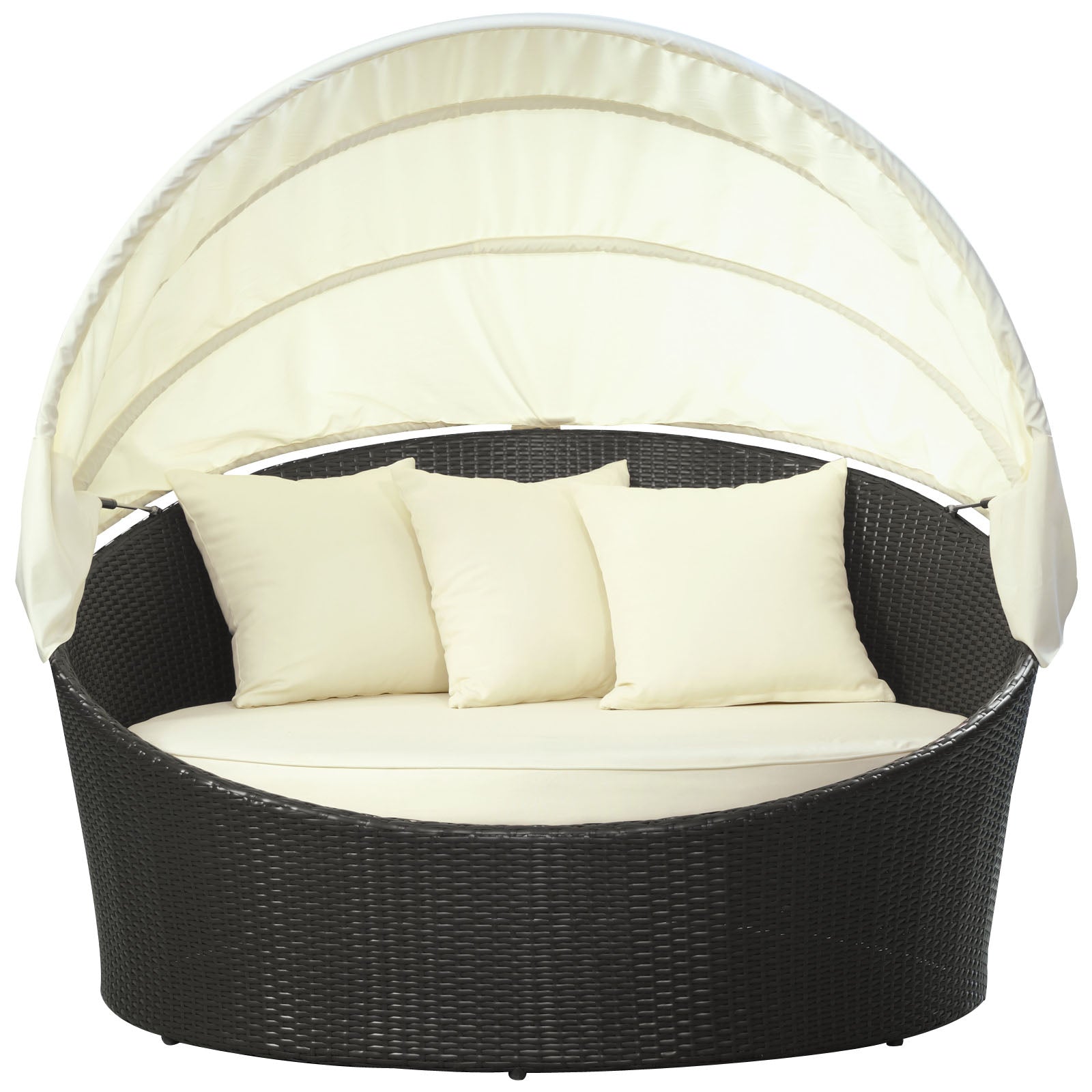 Siesta Canopy Outdoor Patio Daybed - East Shore Modern Home Furnishings