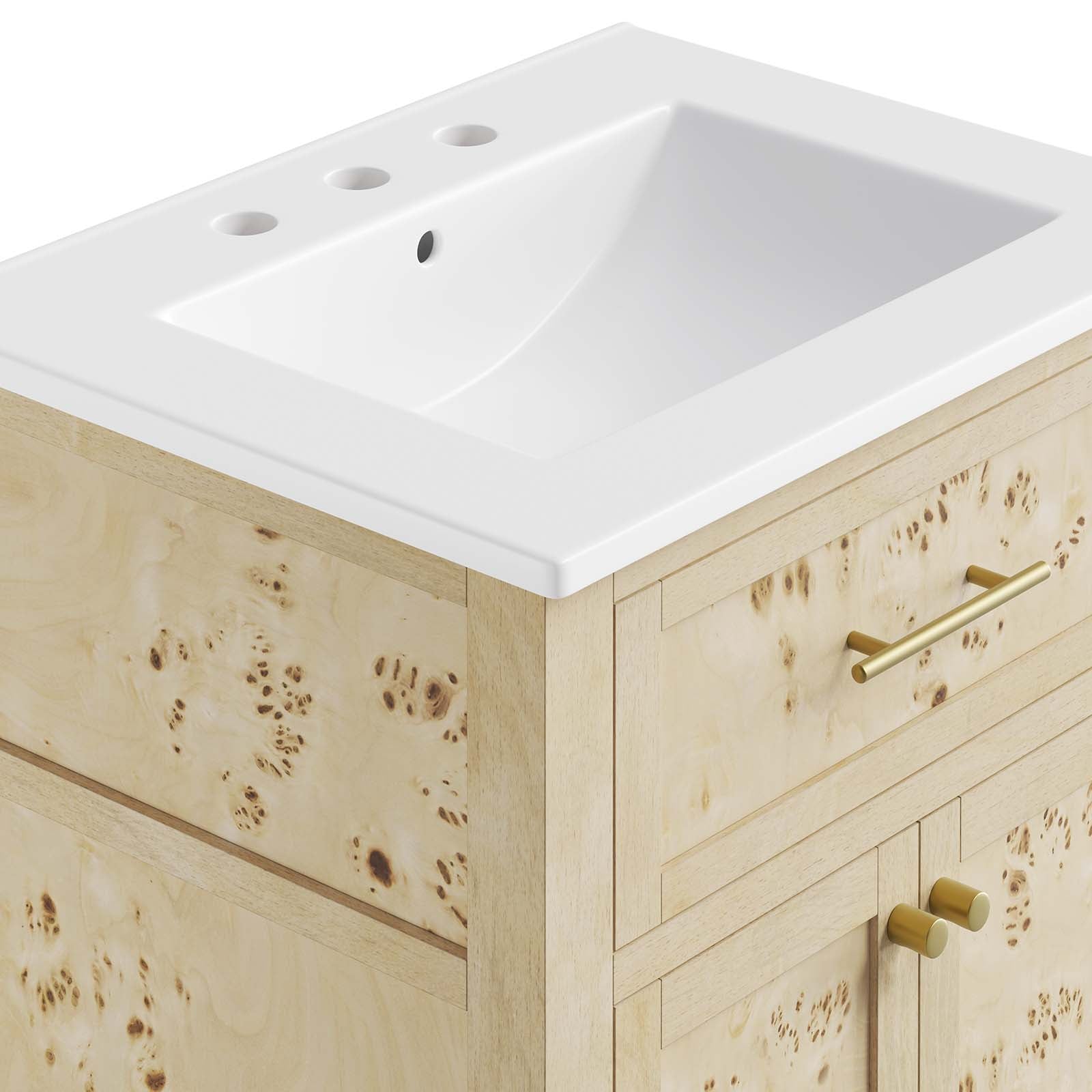 One - Elysian 24" Wood Bathroom Vanity