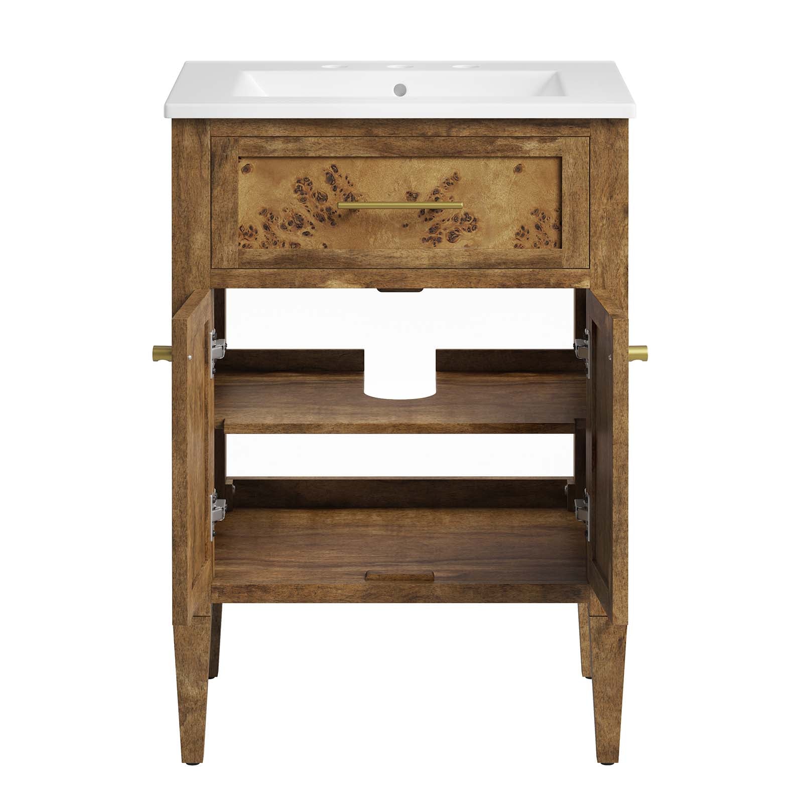 One - Elysian 24" Wood Bathroom Vanity