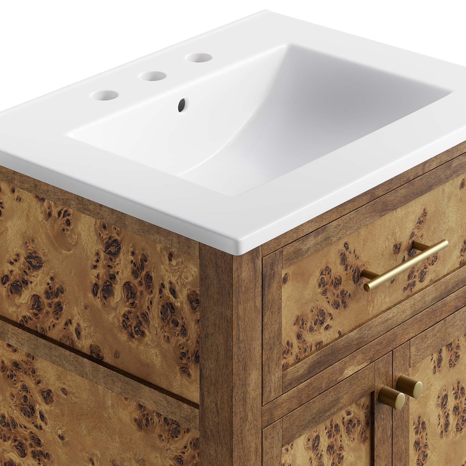 One - Elysian 24" Wood Bathroom Vanity