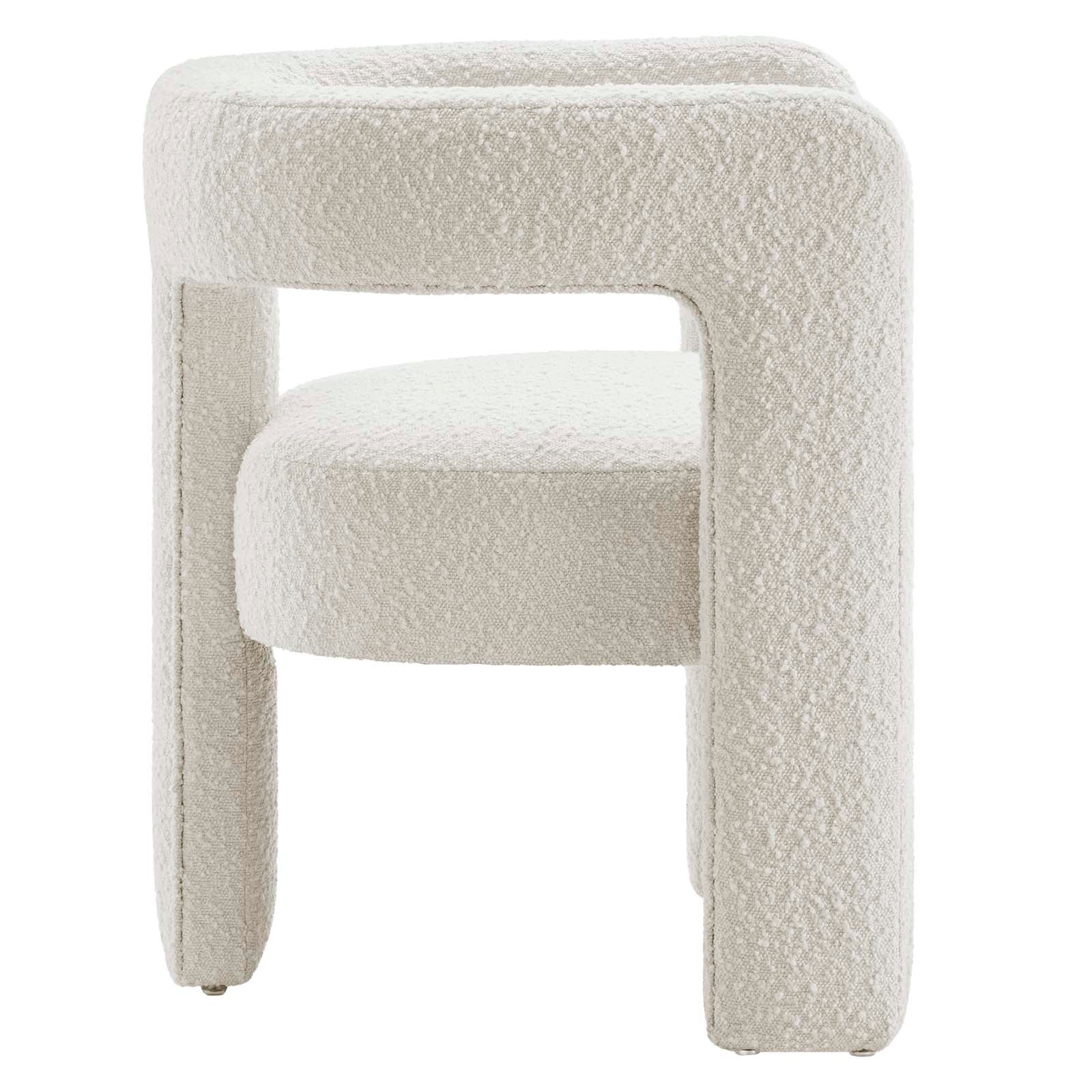 Kayla Boucle Upholstered Armchair