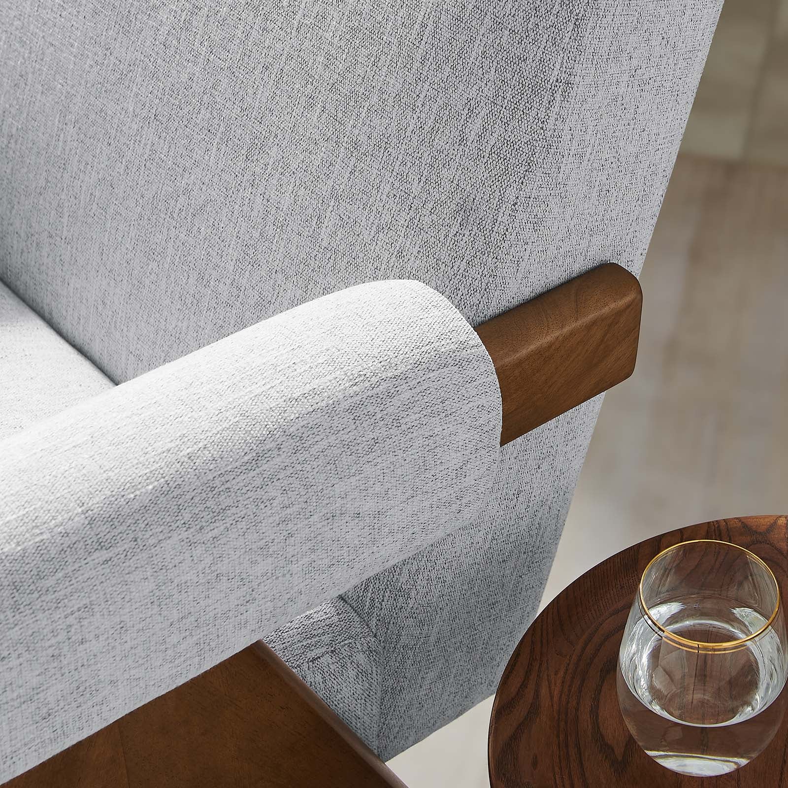 Lyra Fabric Armchair - East Shore Modern Home Furnishings