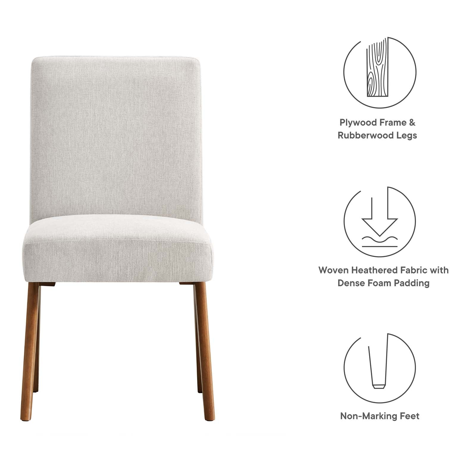 Lyra Fabric Dining Room Side Chair - Set of 2 - East Shore Modern Home Furnishings