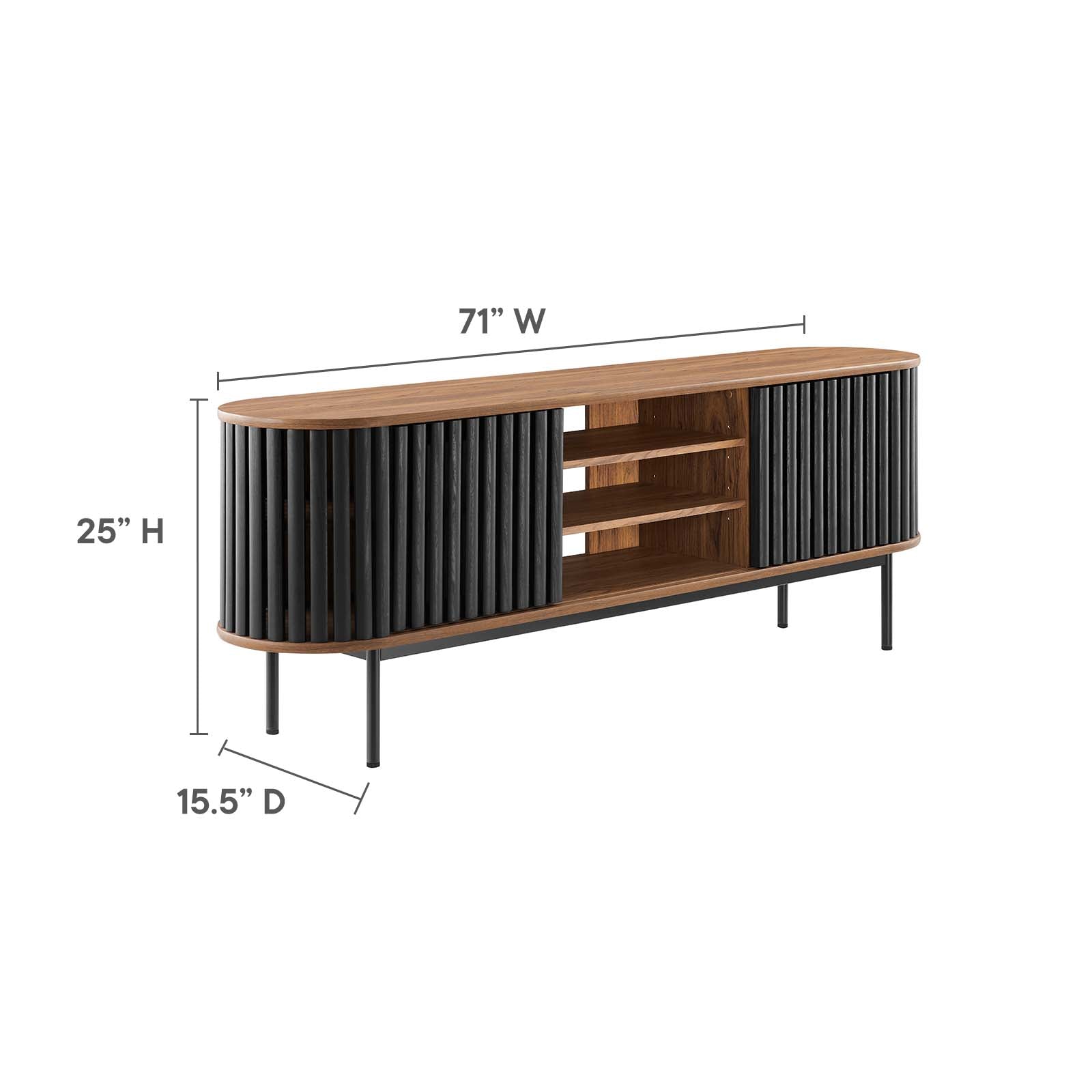 Fortitude 71" TV Stand - East Shore Modern Home Furnishings