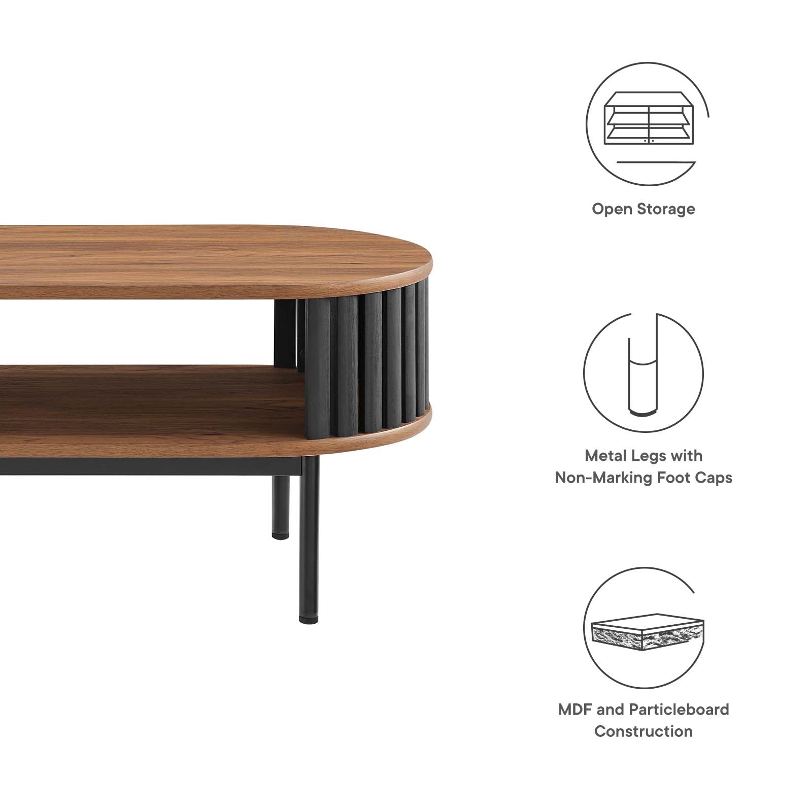 Fortitude Wood Coffee Table - East Shore Modern Home Furnishings