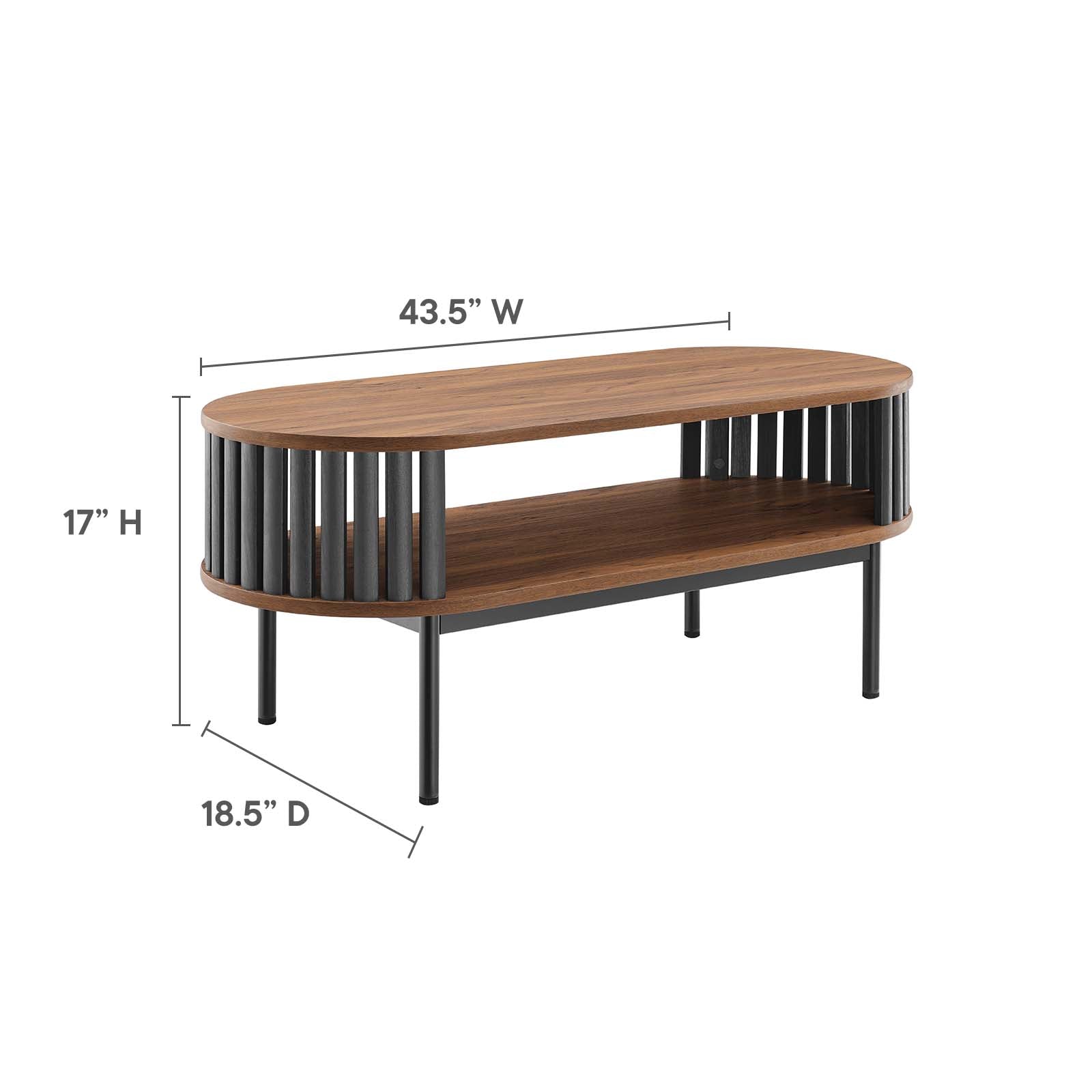 Fortitude Wood Coffee Table - East Shore Modern Home Furnishings