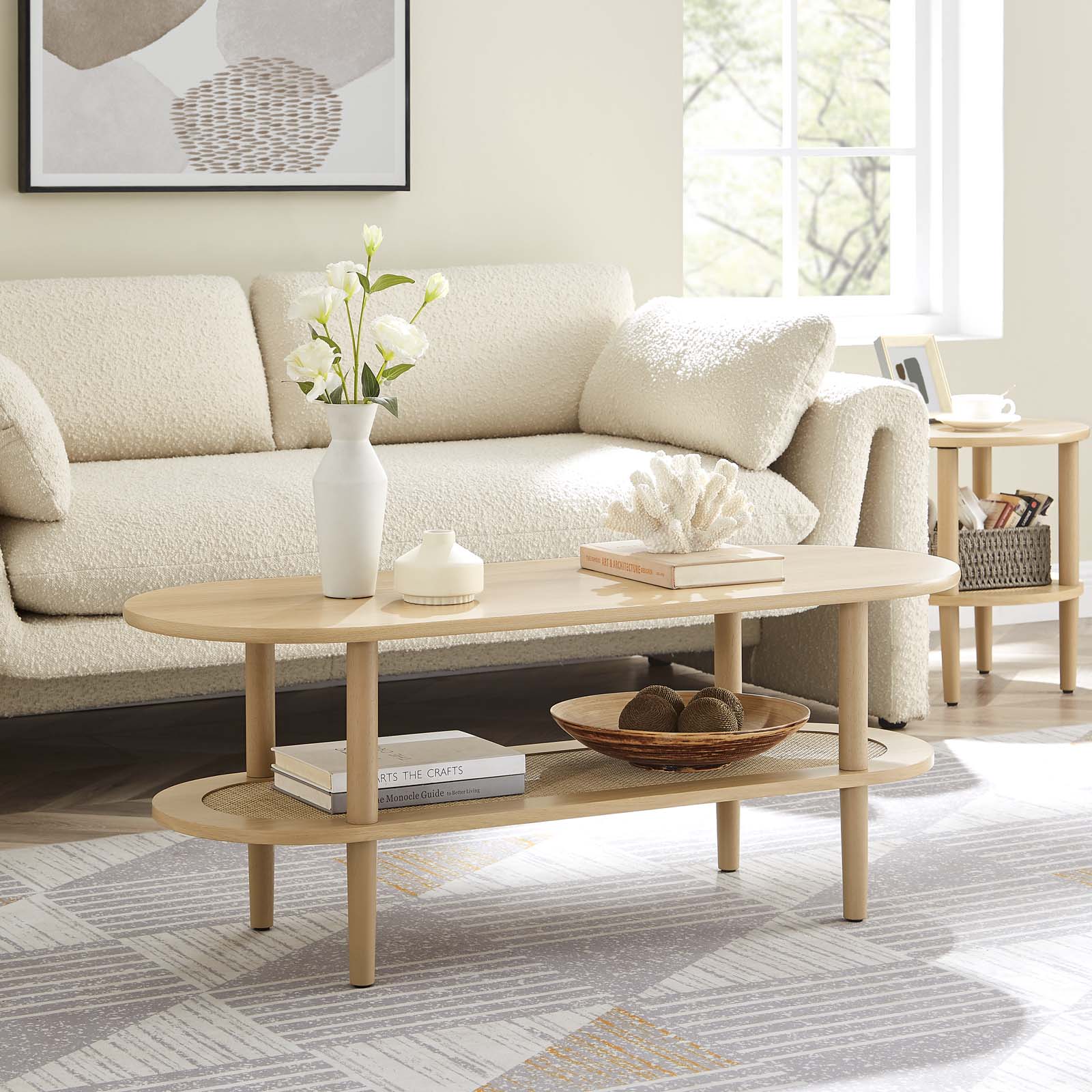 Torus Oval Coffee Table - East Shore Modern Home Furnishings