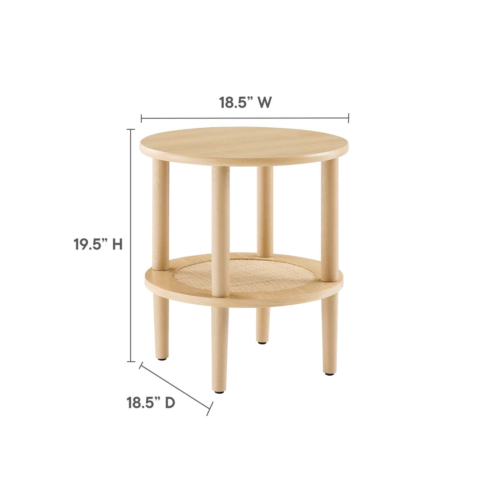 Torus Round Side Table - East Shore Modern Home Furnishings