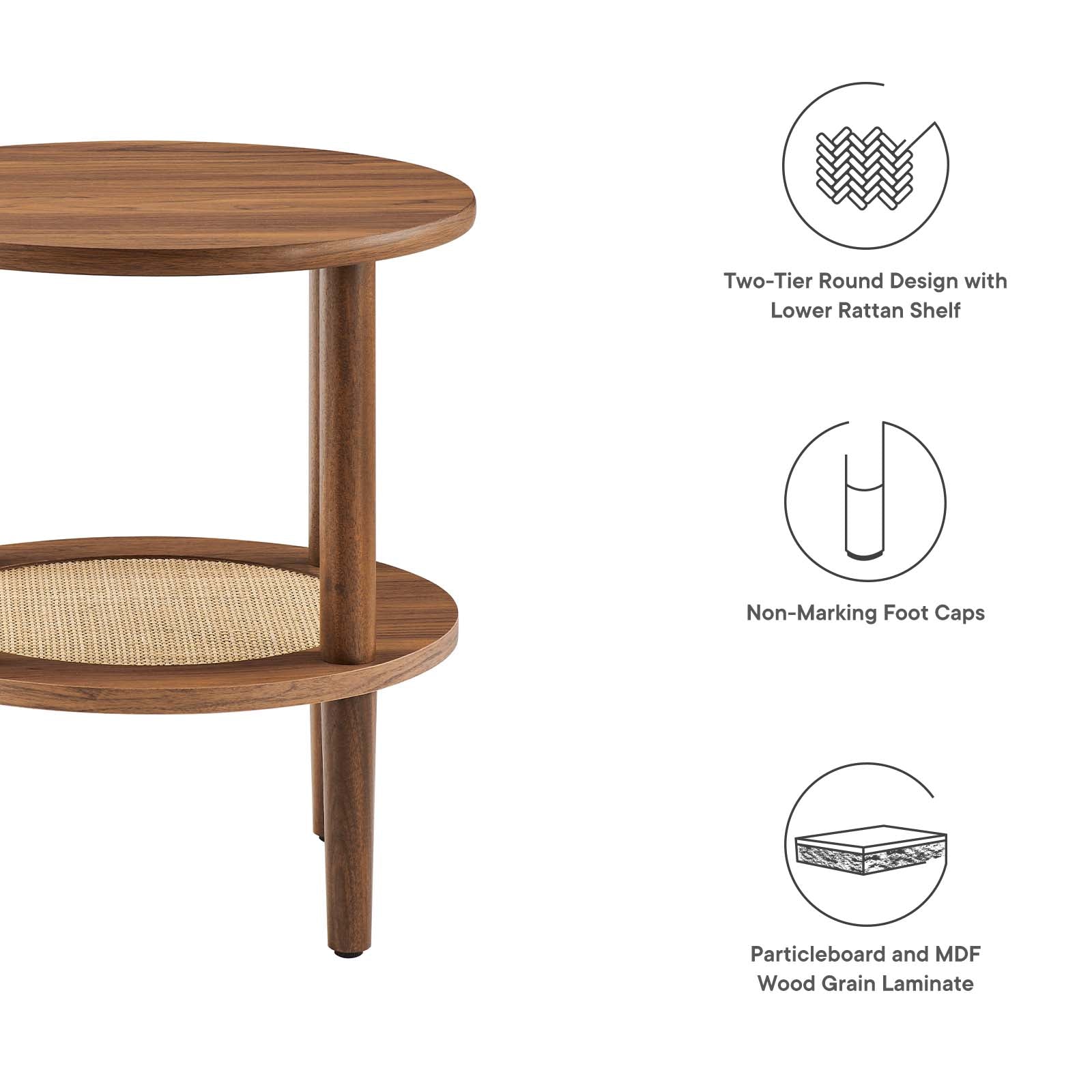 Torus Round Side Table - East Shore Modern Home Furnishings