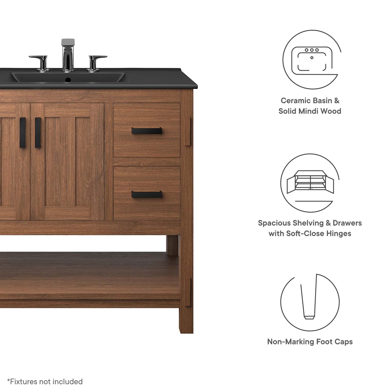 Ashlyn 36” Wood Bathroom Vanity - East Shore Modern Home Furnishings