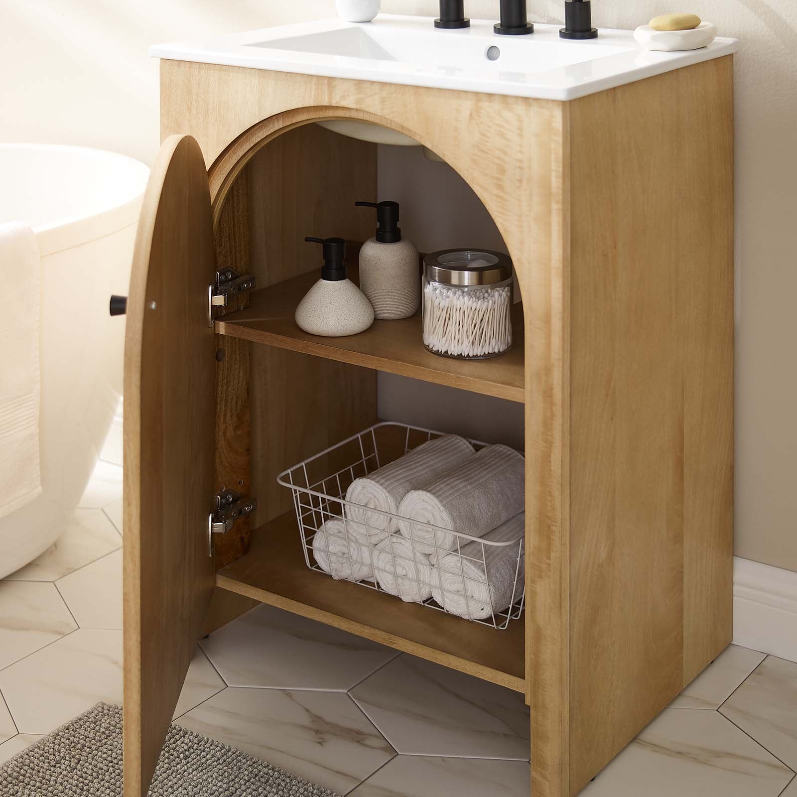 Appia 24" Bathroom Vanity Cabinet (Sink Basin Not Included) - East Shore Modern Home Furnishings