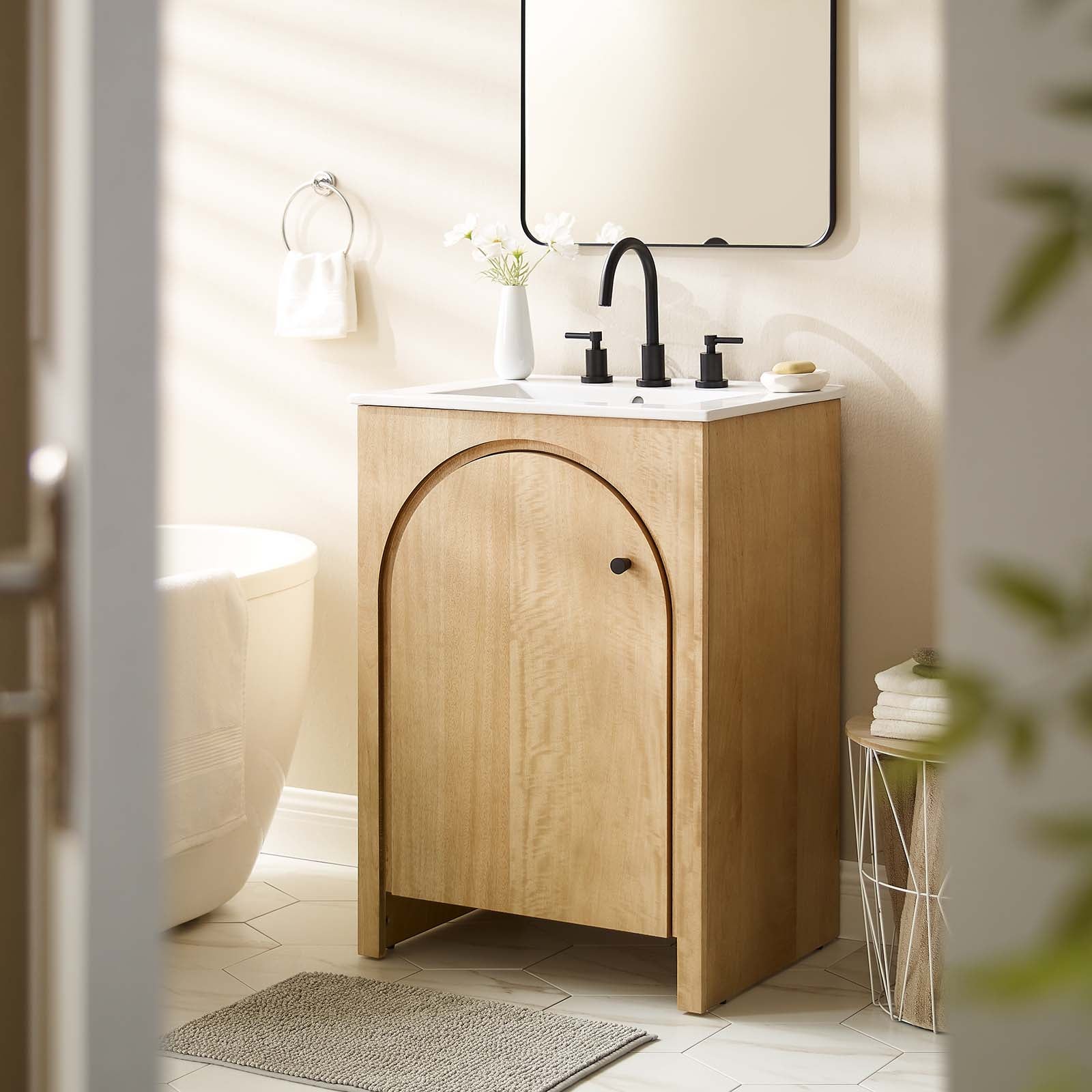 Appia 24" Bathroom Vanity Cabinet (Sink Basin Not Included) - East Shore Modern Home Furnishings