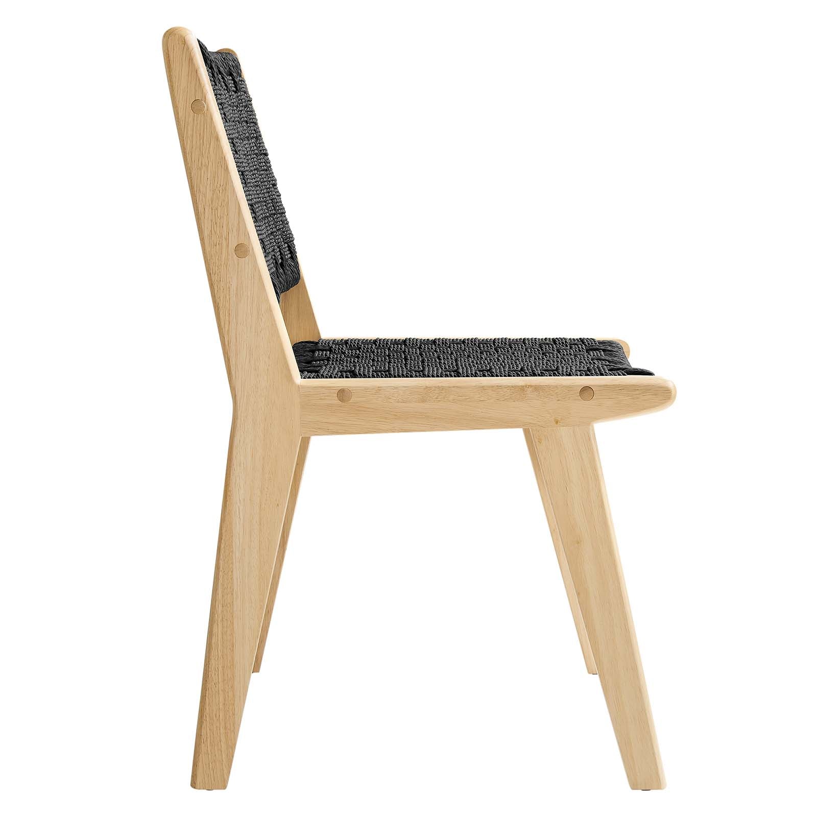 Saoirse Woven Rope Wood Dining Side Chair - Set of 2 - East Shore Modern Home Furnishings