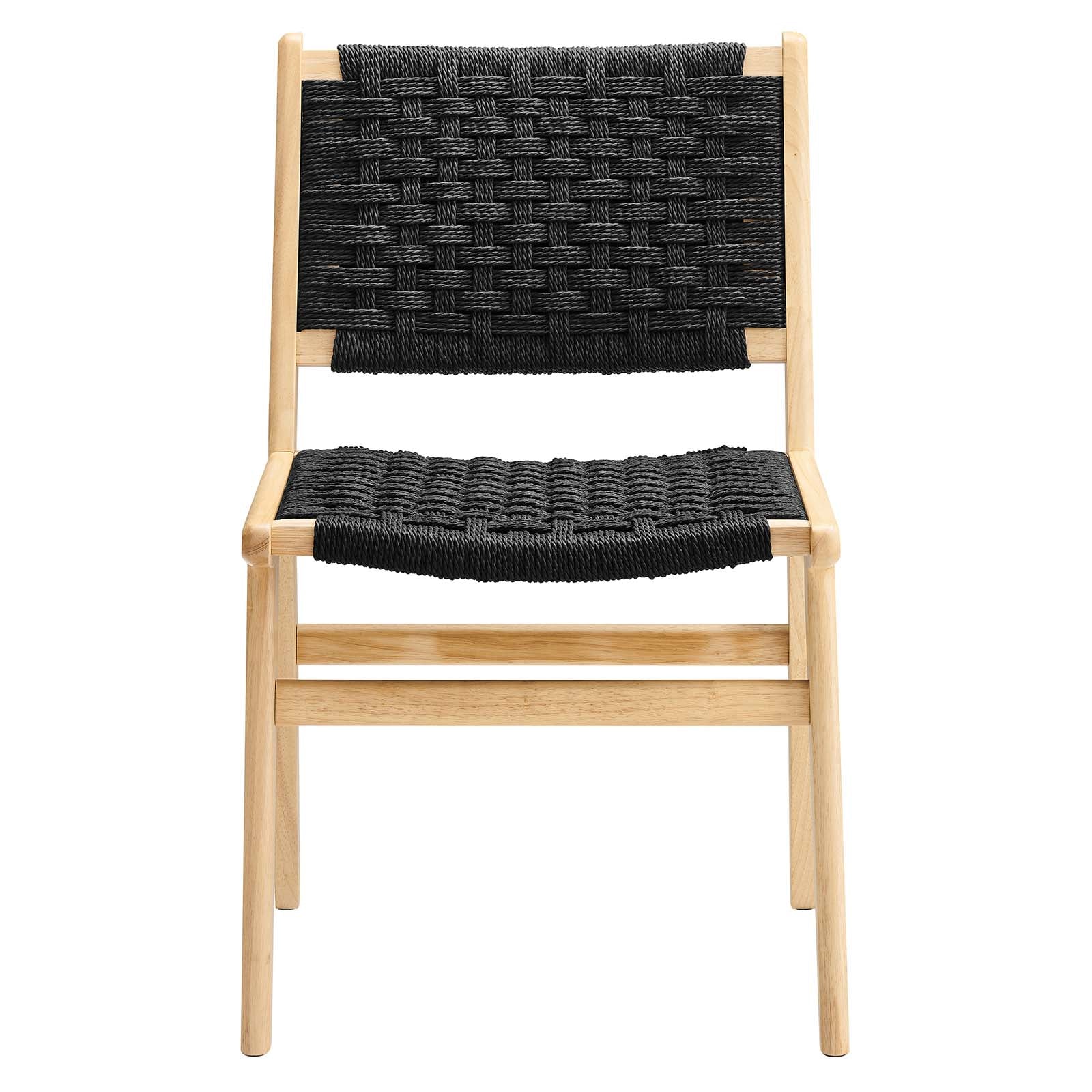 Saoirse Woven Rope Wood Dining Side Chair - Set of 2 - East Shore Modern Home Furnishings