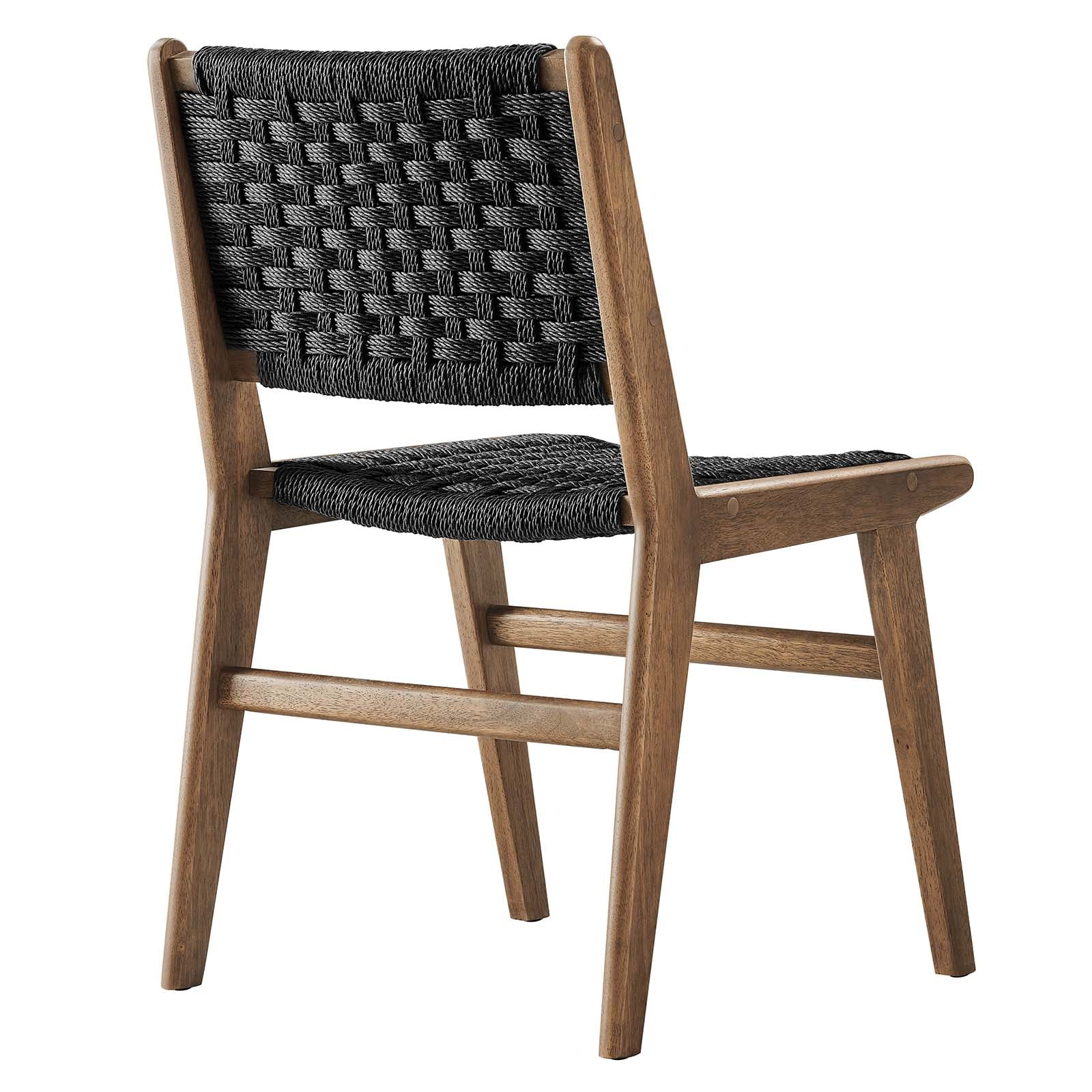 Saoirse Woven Rope Wood Dining Side Chair - Set of 2 - East Shore Modern Home Furnishings
