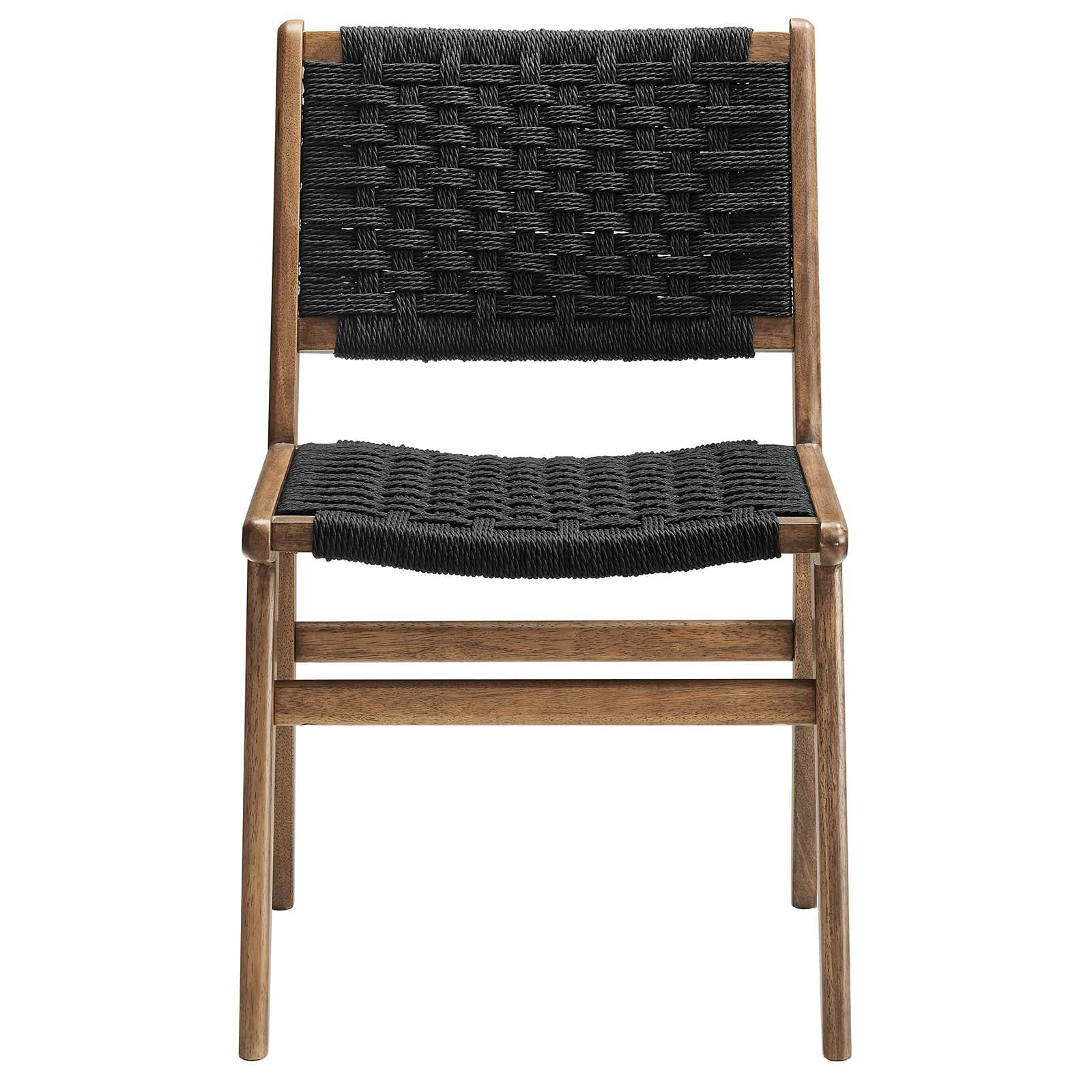 Saoirse Woven Rope Wood Dining Side Chair - Set of 2 - East Shore Modern Home Furnishings