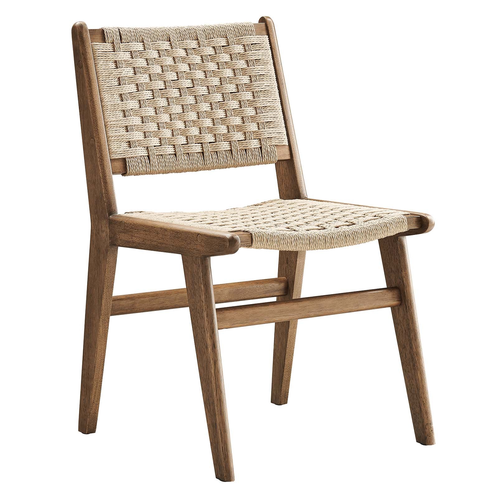 Saoirse Woven Rope Wood Dining Side Chair - Set of 2 - East Shore Modern Home Furnishings