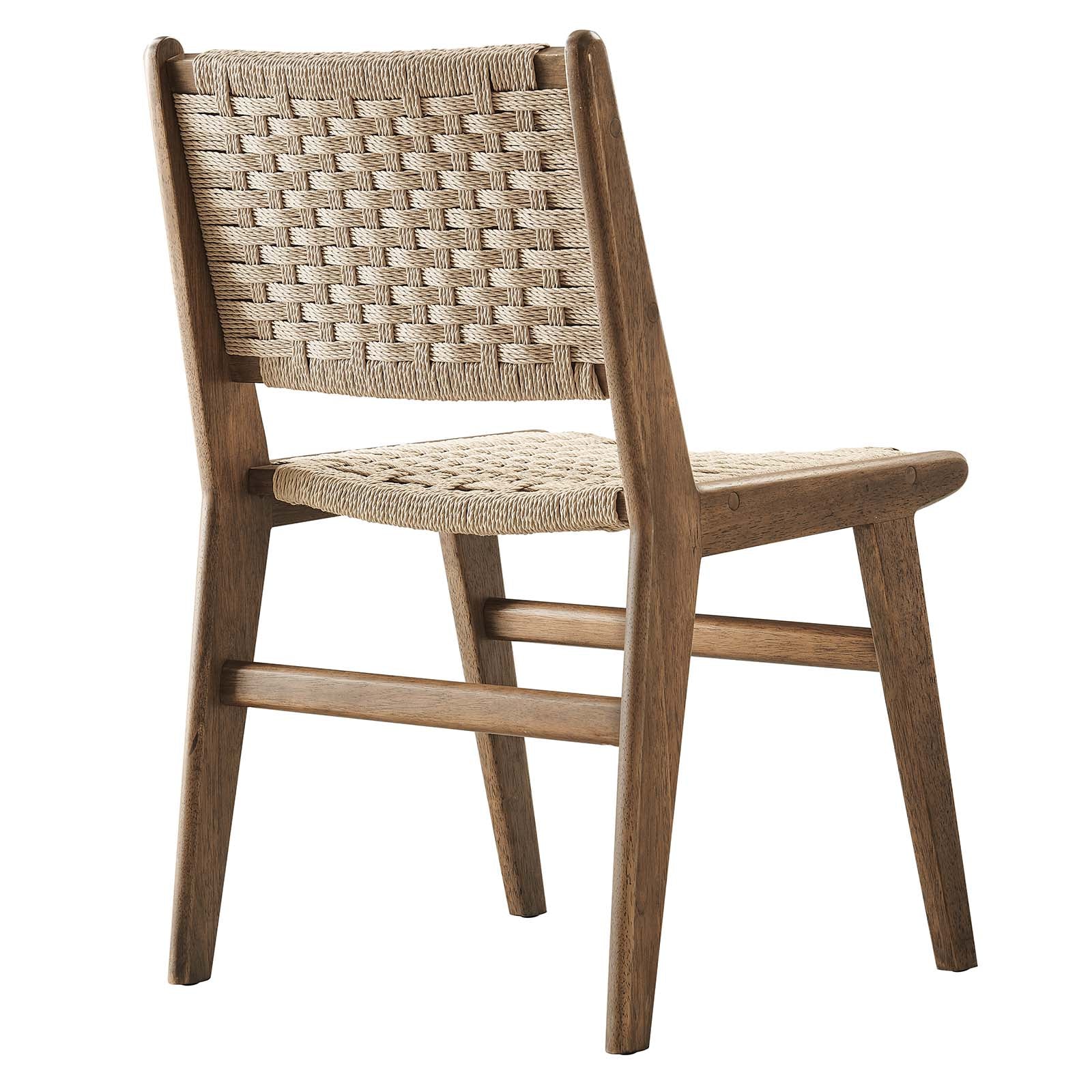 Saoirse Woven Rope Wood Dining Side Chair - Set of 2 - East Shore Modern Home Furnishings