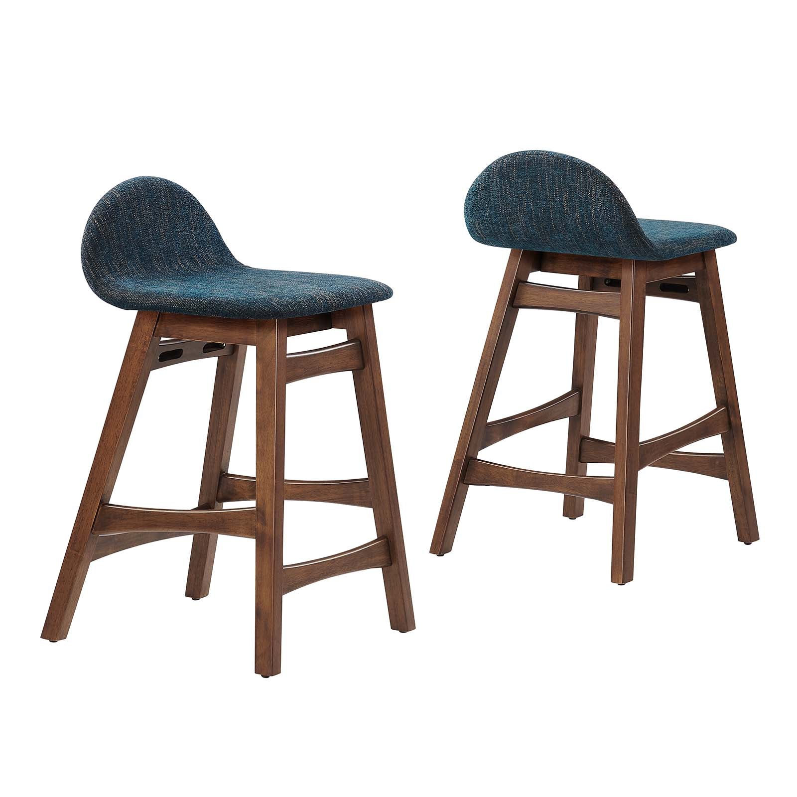 Juno Wood Counter Stool - Set of 2 - East Shore Modern Home Furnishings