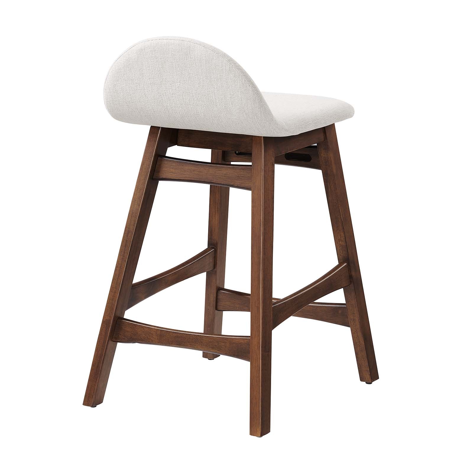 Juno Wood Counter Stool - Set of 2 - East Shore Modern Home Furnishings