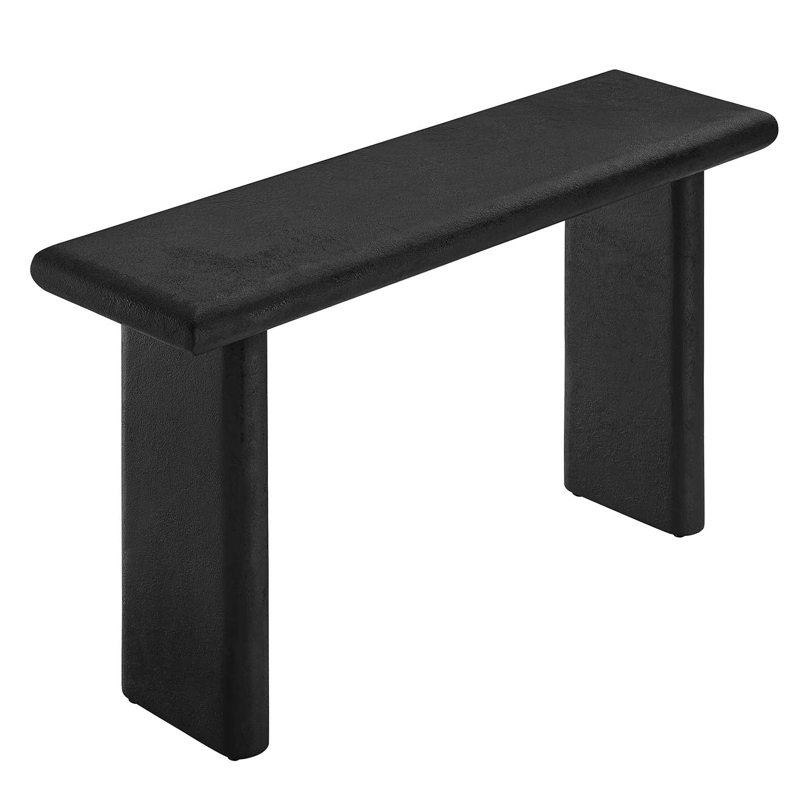 Relic Concrete Textured Console Table - East Shore Modern Home Furnishings