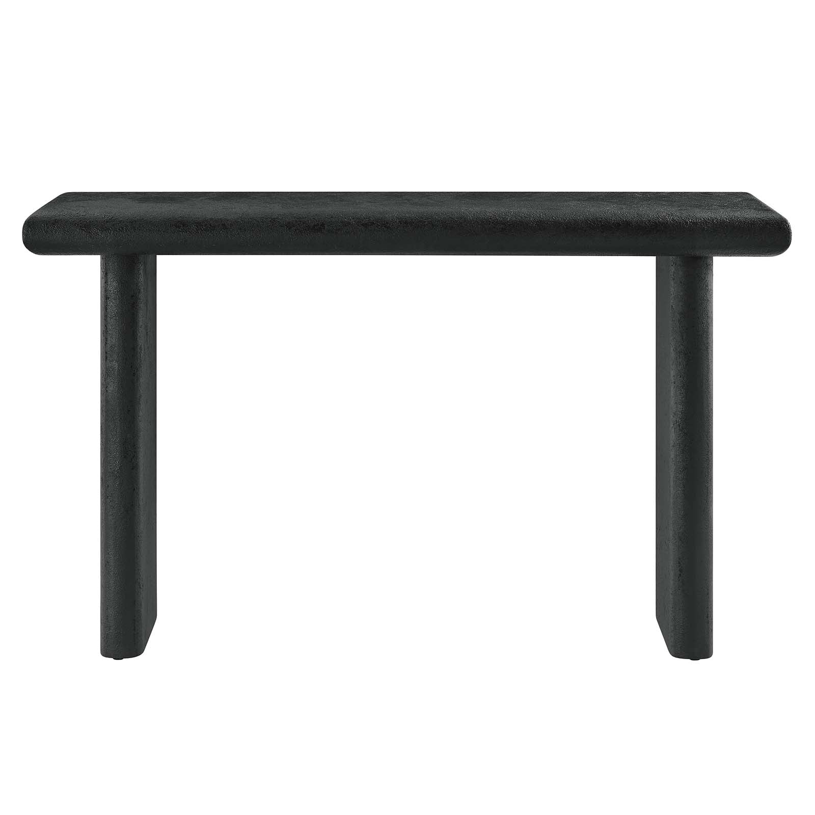 Relic Concrete Textured Console Table - East Shore Modern Home Furnishings