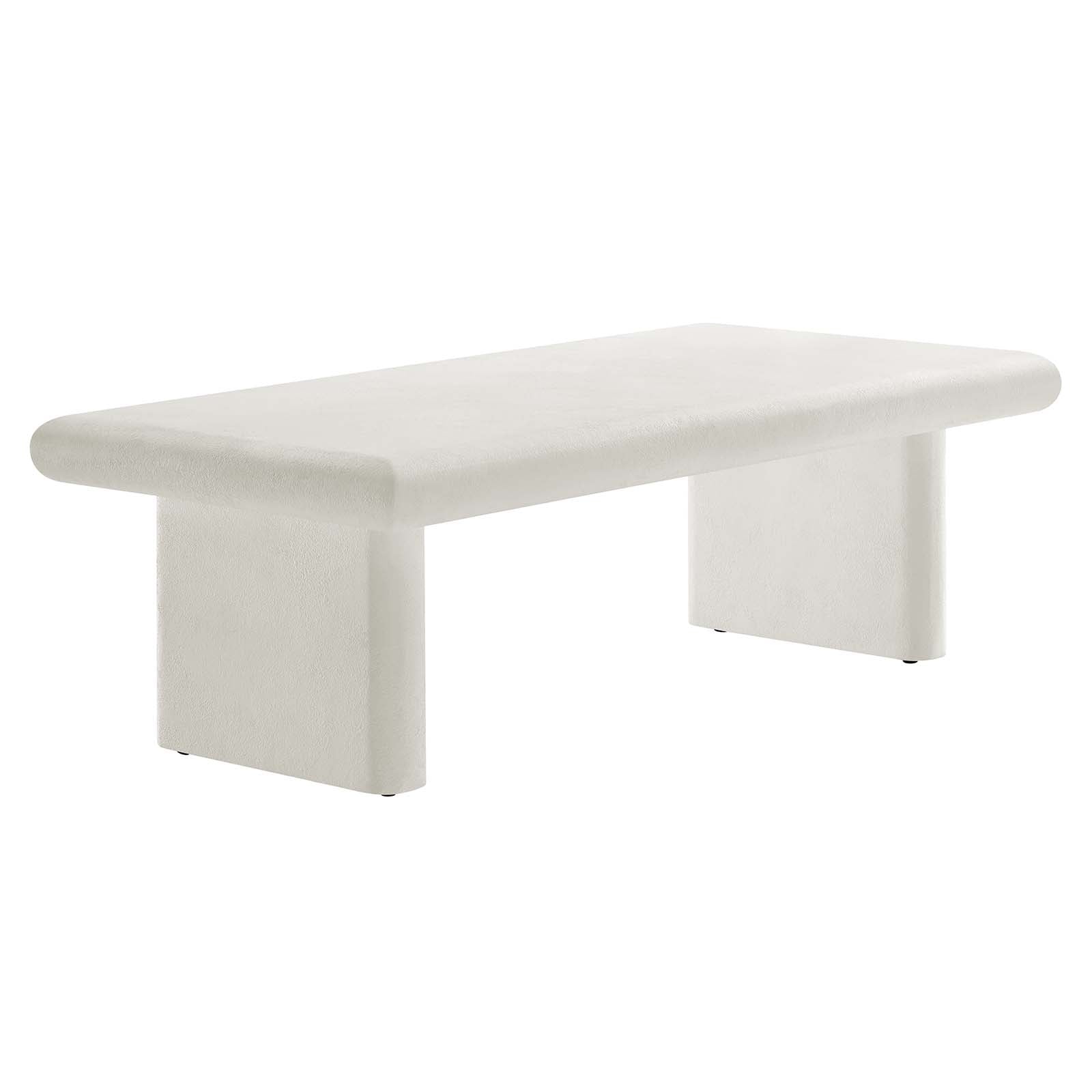 Relic Concrete Textured Coffee Table - East Shore Modern Home Furnishings