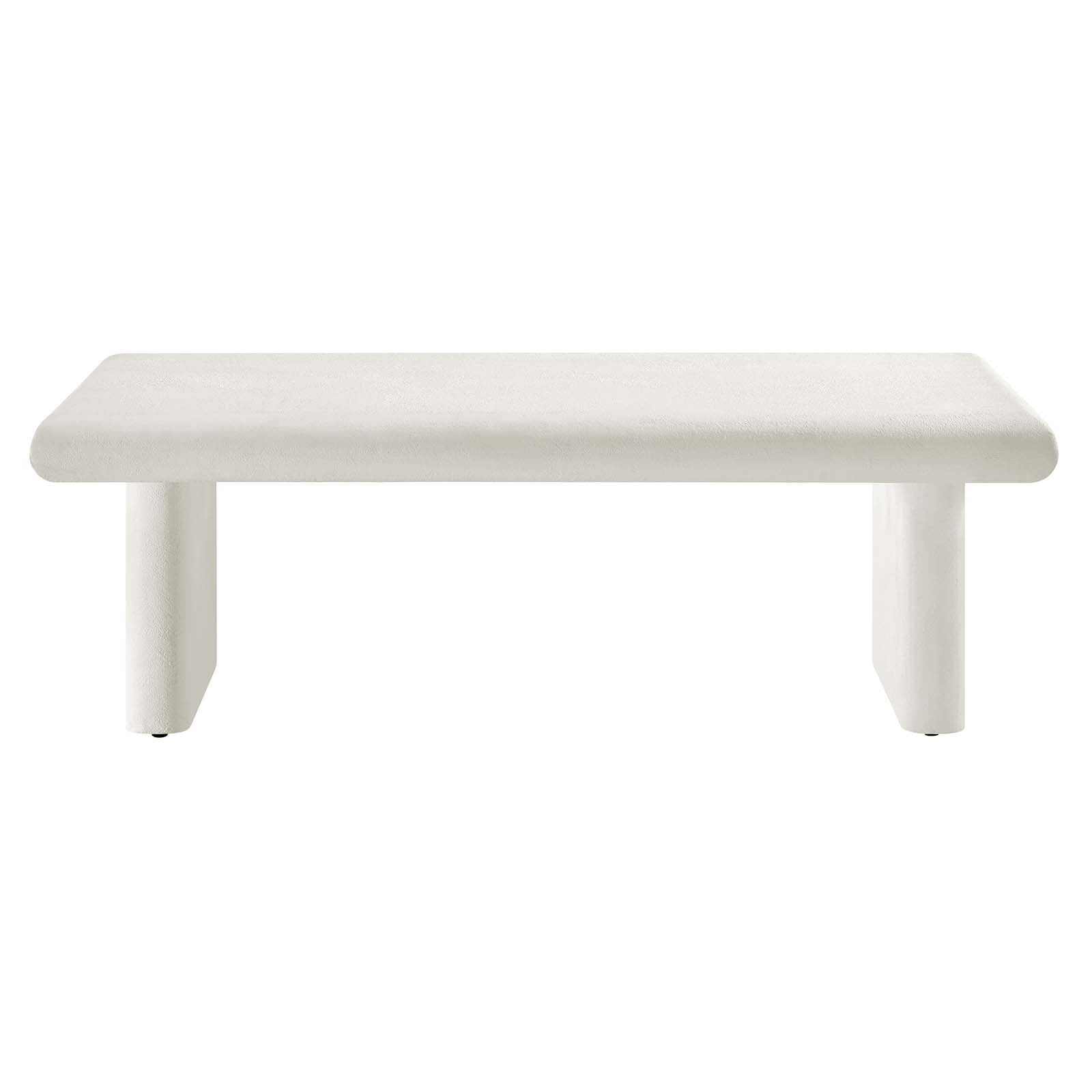 Relic Concrete Textured Coffee Table - East Shore Modern Home Furnishings