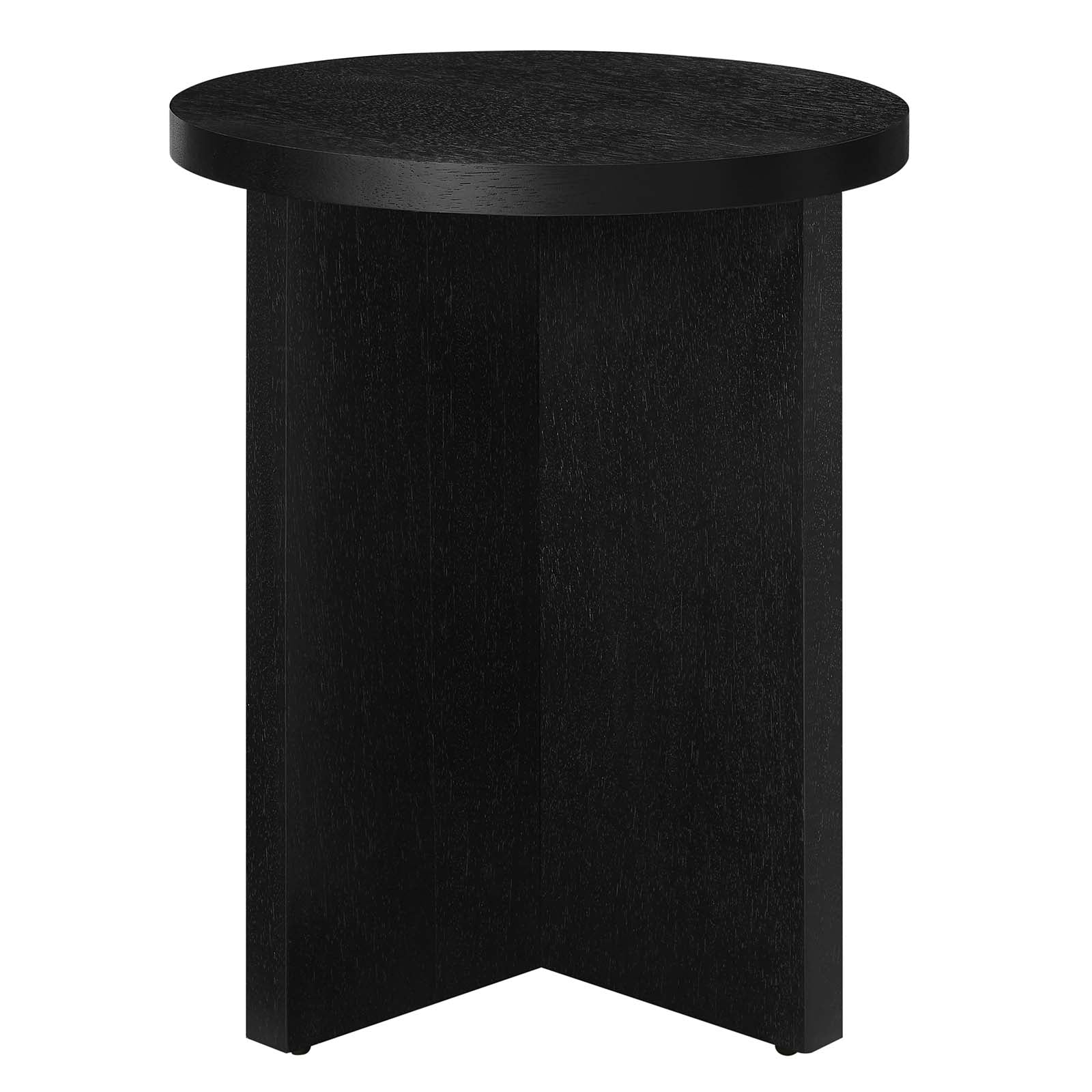 Silas Round Wood Side Table - East Shore Modern Home Furnishings