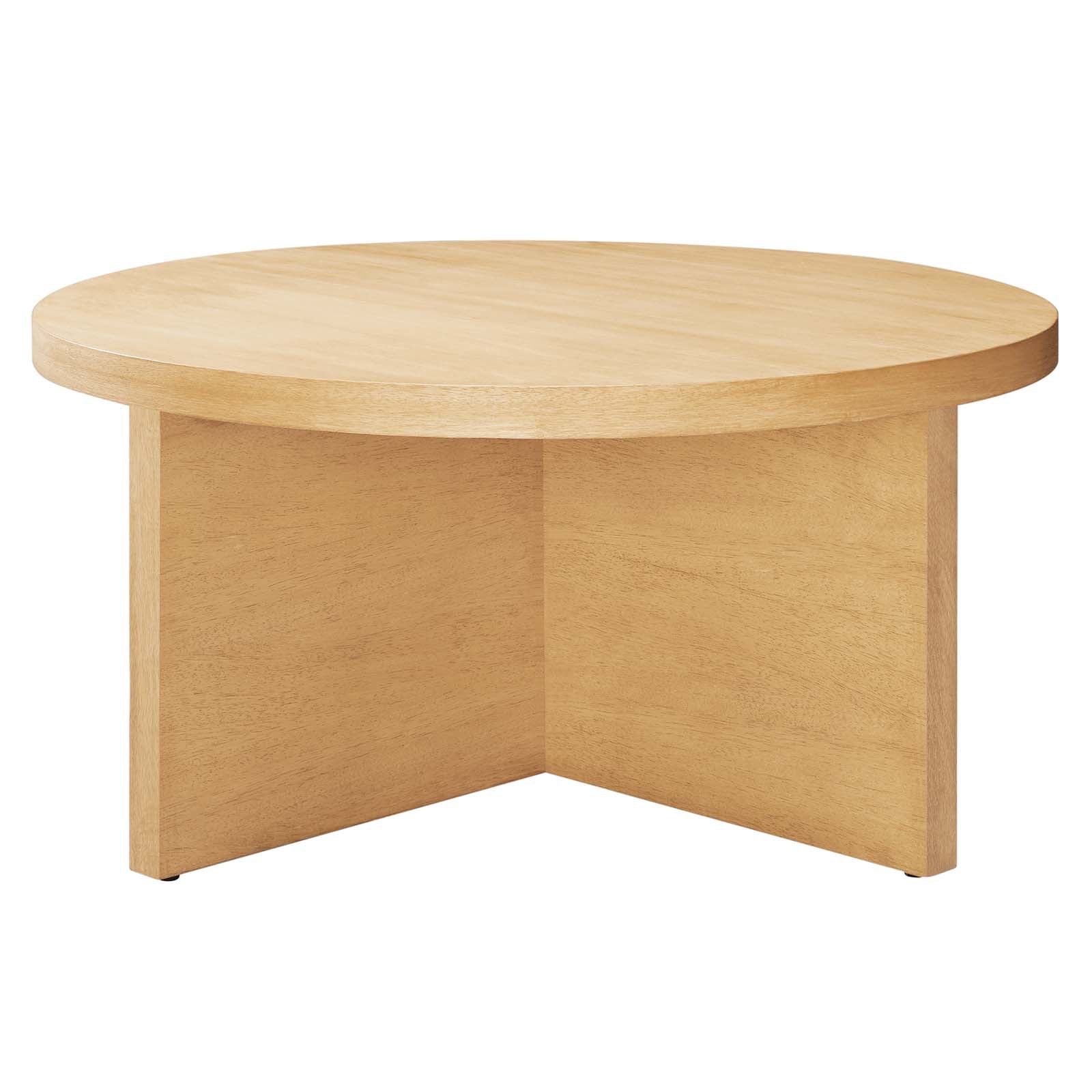 Silas Round Wood Coffee Table