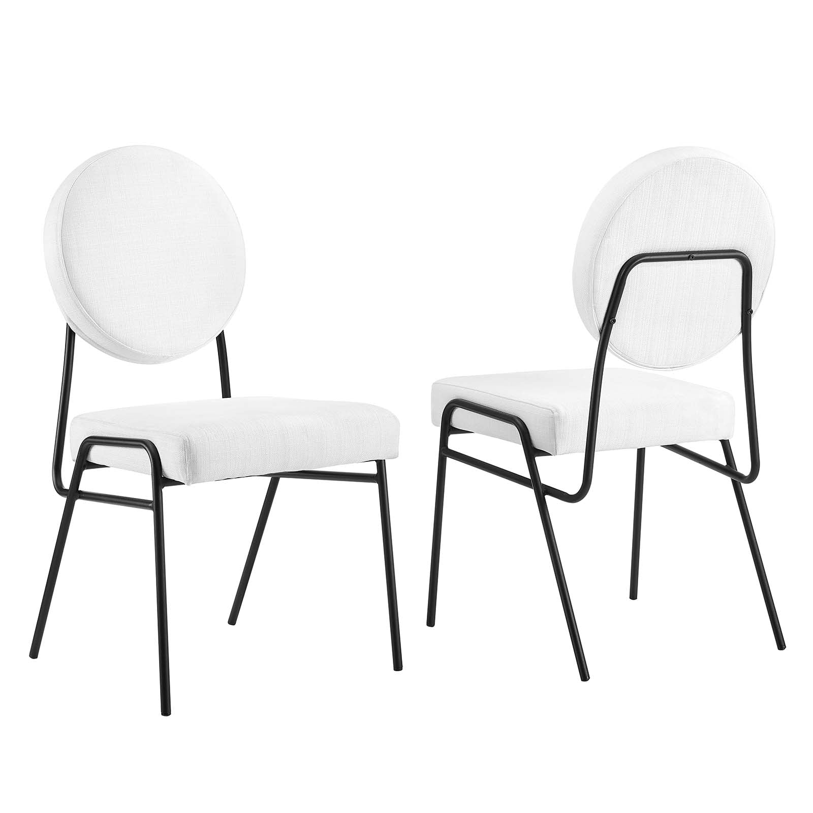 Craft Upholstered Fabric Dining Side Chairs - Set of 2 - East Shore Modern Home Furnishings