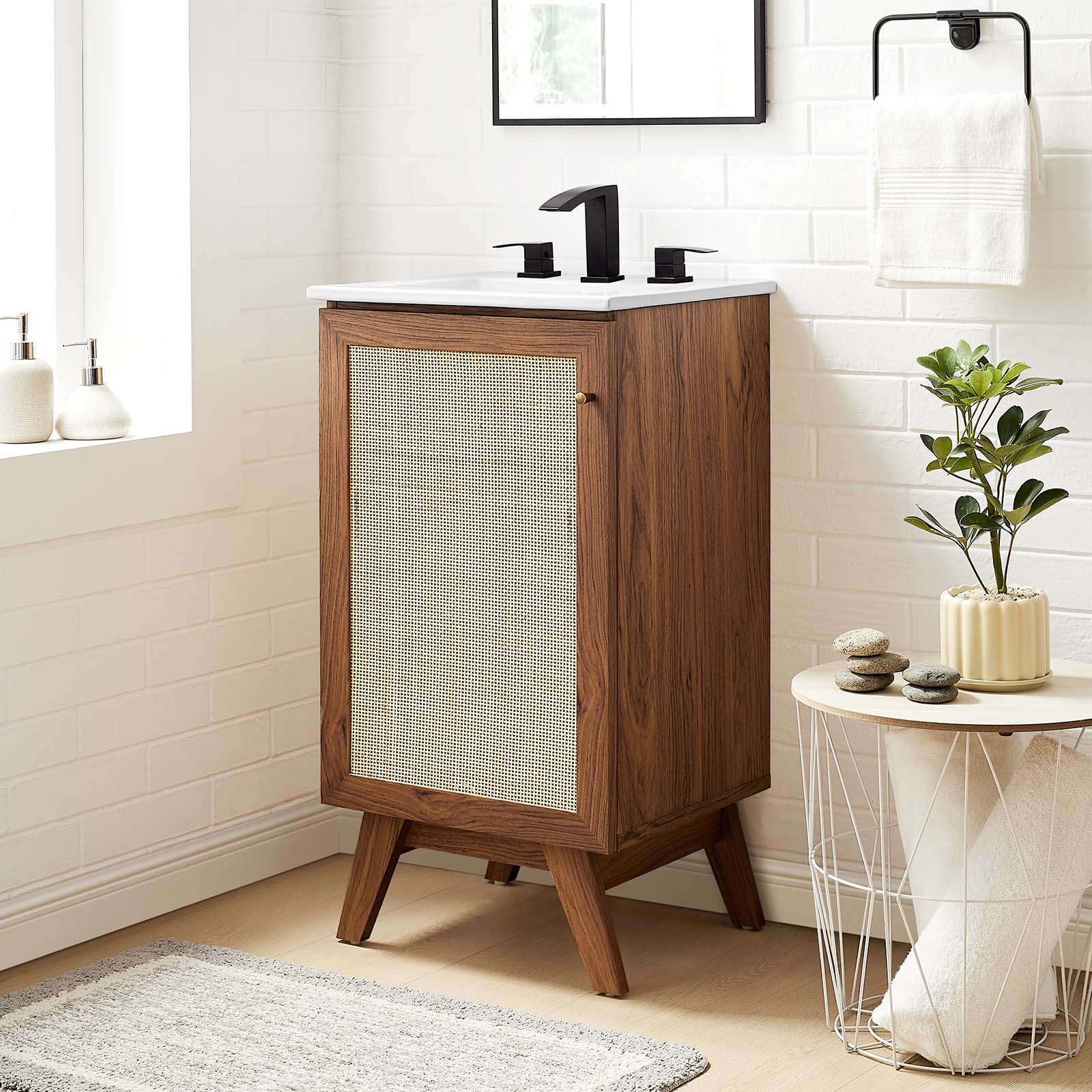 Soma 18” Bathroom Vanity Cabinet (Sink Basin Not Included) - East Shore Modern Home Furnishings