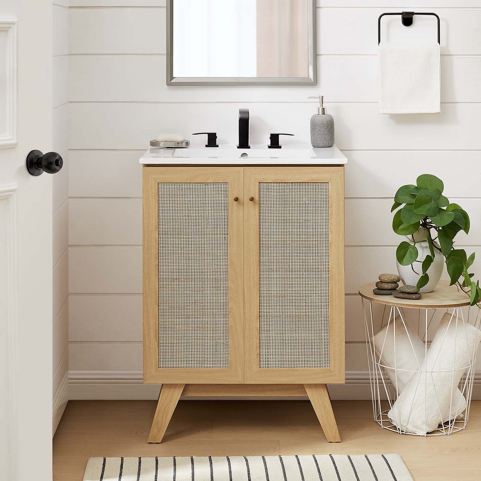 Soma 24” Bathroom Vanity Cabinet (Sink Basin Not Included) - East Shore Modern Home Furnishings