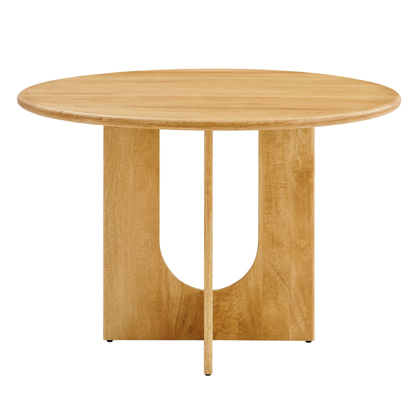 Rivian Round 48" Wood Dining Table - East Shore Modern Home Furnishings