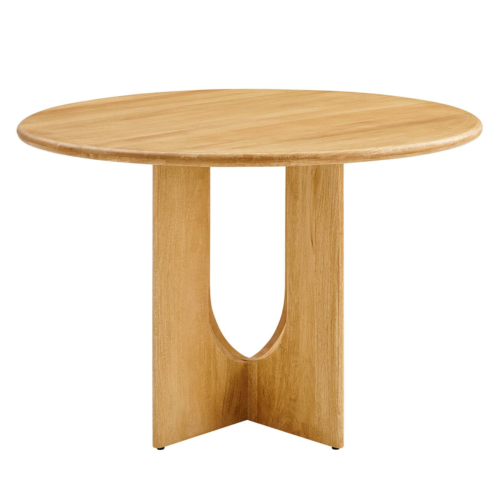 Rivian Round 48" Wood Dining Table - East Shore Modern Home Furnishings