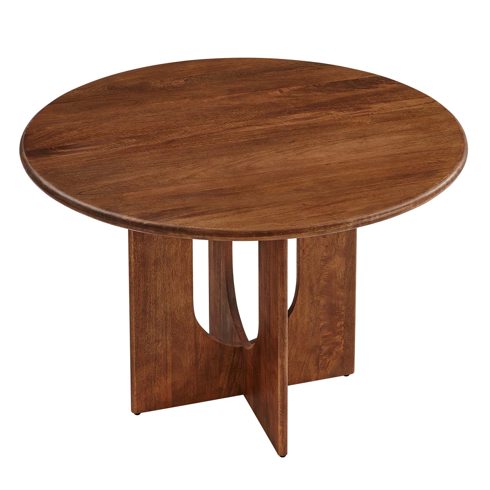 Rivian Round 48" Wood Dining Table - East Shore Modern Home Furnishings