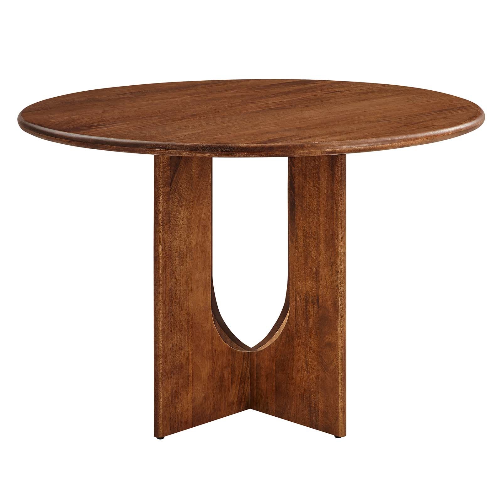 Rivian Round 48" Wood Dining Table - East Shore Modern Home Furnishings