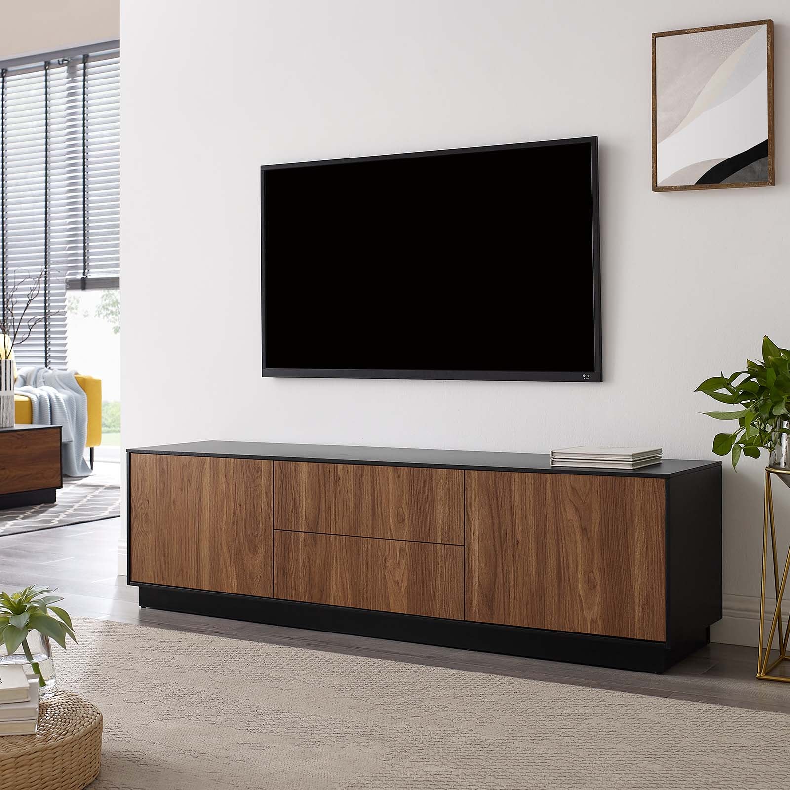 Holden 63” TV Stand - East Shore Modern Home Furnishings