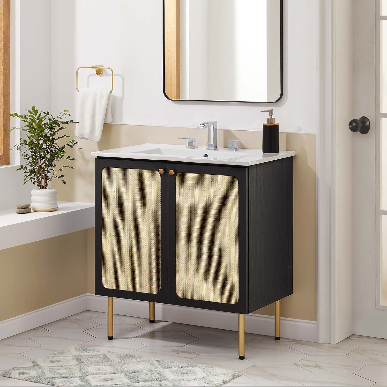 Chaucer 30" Bathroom Vanity Cabinet (Sink Basin Not Included) - East Shore Modern Home Furnishings