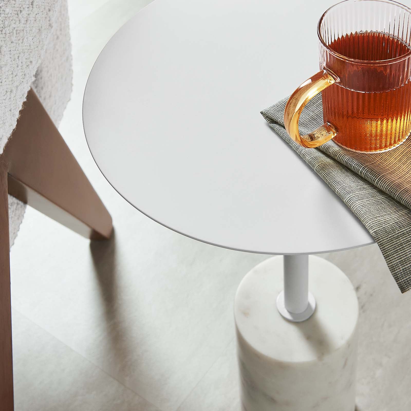 Lyric Round Side Table - East Shore Modern Home Furnishings