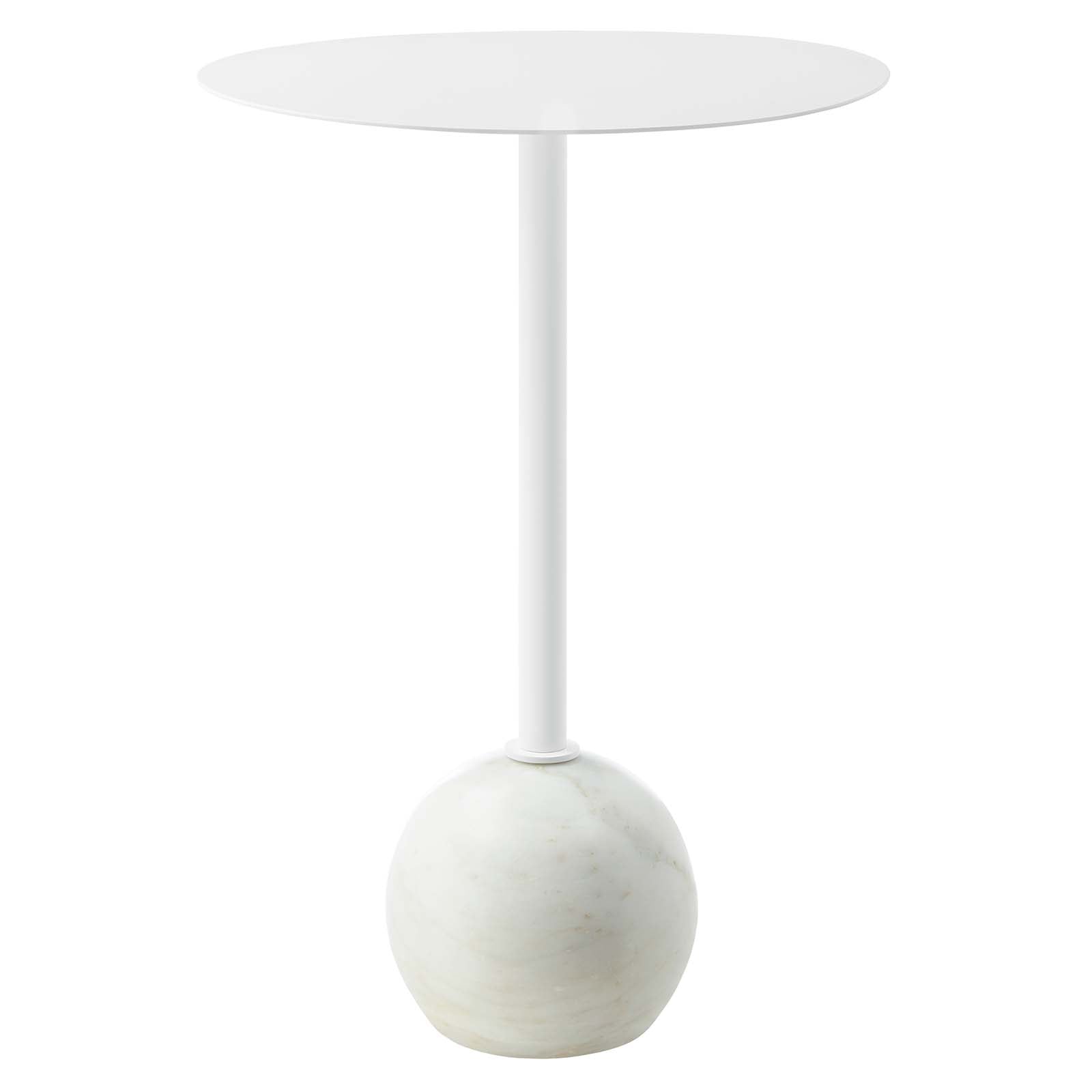 Aliza Round Acacia Wood Side Table - East Shore Modern Home Furnishings