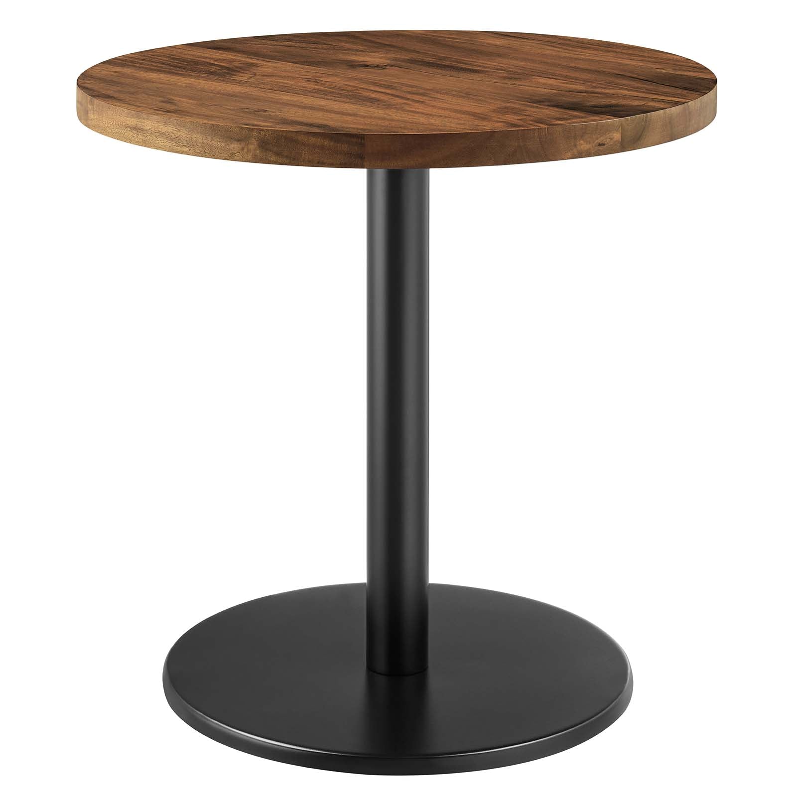 Viva Round Acacia Wood Side Table - East Shore Modern Home Furnishings