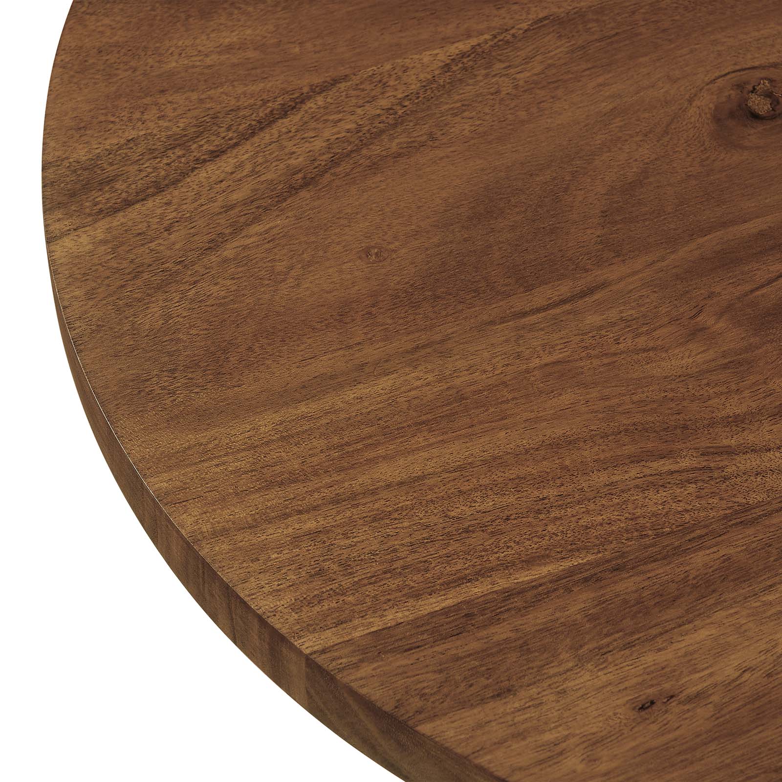 Viva Round Acacia Wood Side Table - East Shore Modern Home Furnishings