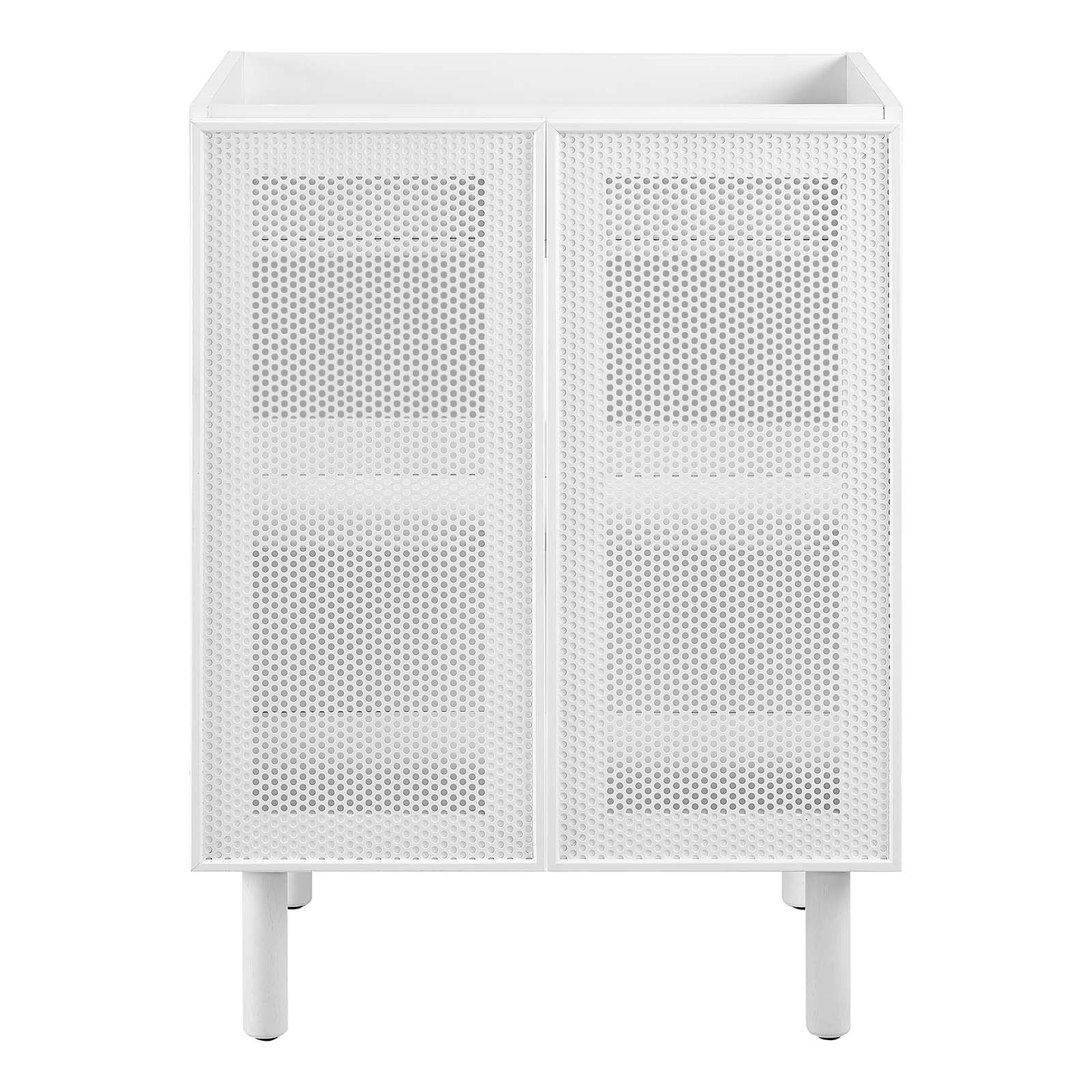 Calla 24" Perforated Metal Bathroom Vanity Cabinet (Sink Basin Not Included) - East Shore Modern Home Furnishings