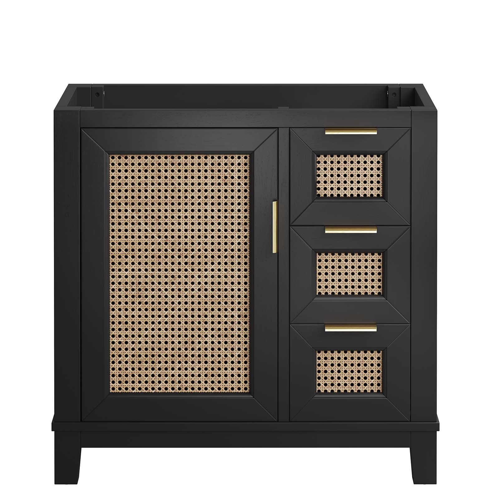 Dixie 36” Solid Wood Bathroom Vanity Cabinet (Sink Basin Not Included) - East Shore Modern Home Furnishings