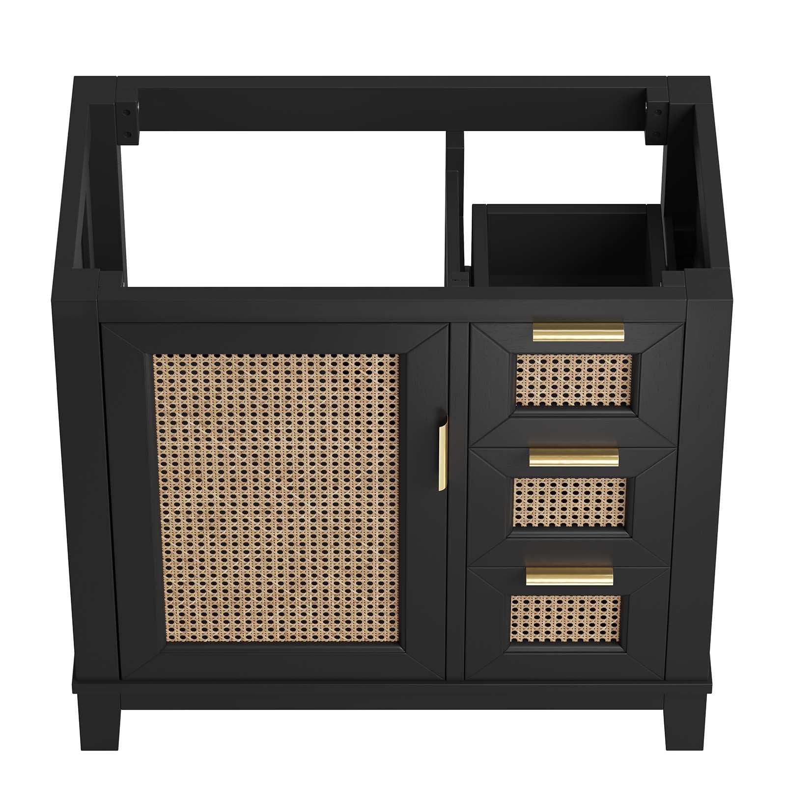 Dixie 36” Solid Wood Bathroom Vanity Cabinet (Sink Basin Not Included) - East Shore Modern Home Furnishings