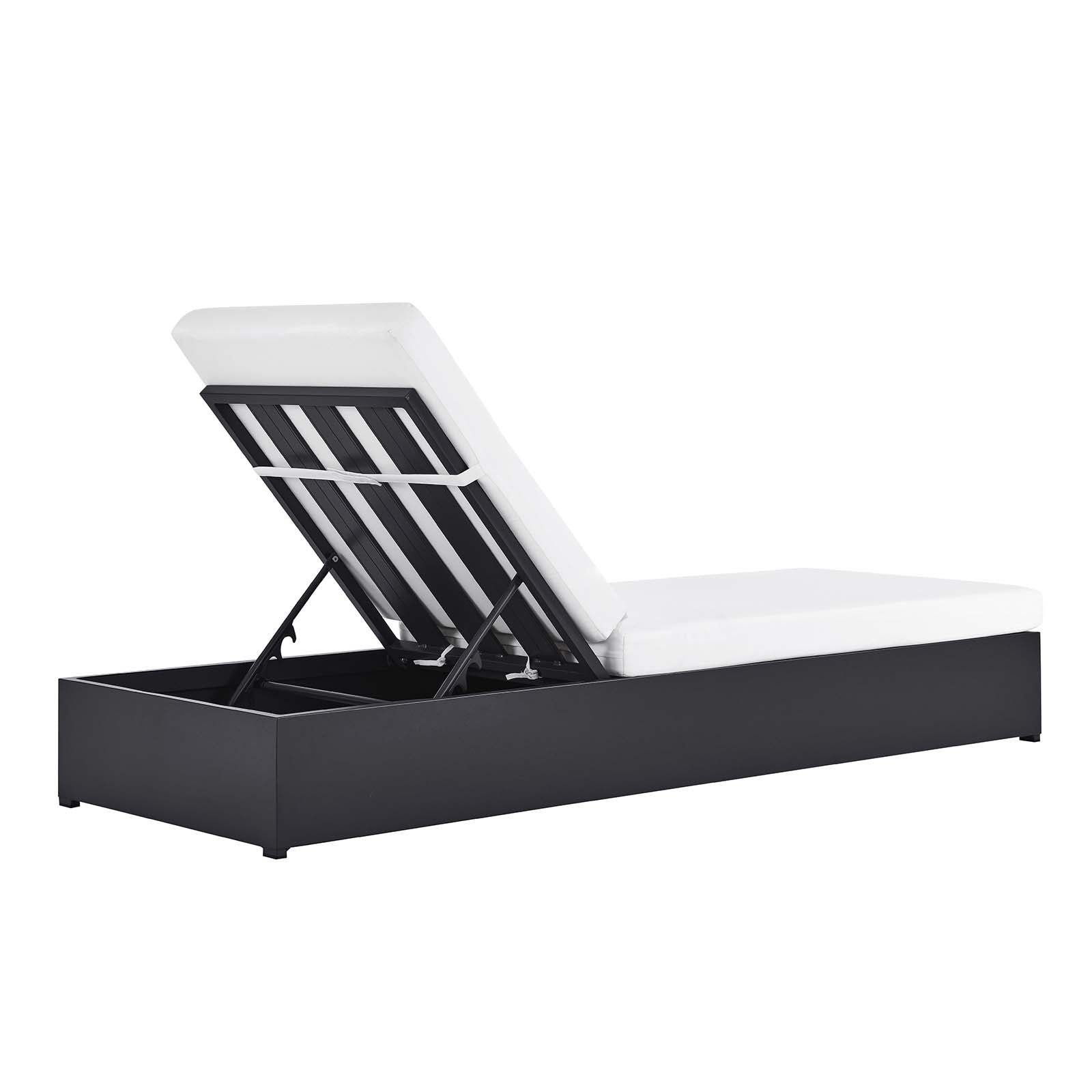 Tahoe Outdoor Patio Powder-Coated Aluminum Chaise Lounge Chair - East Shore Modern Home Furnishings