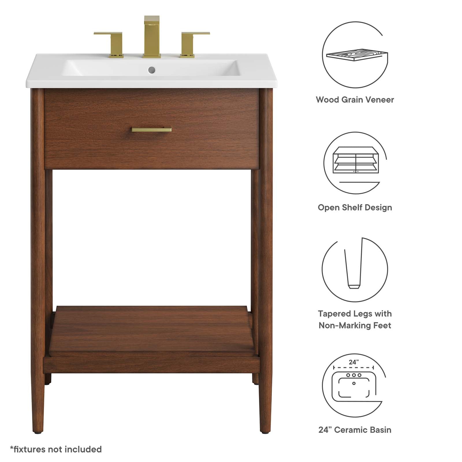 Zaire 24" Bathroom Vanity - East Shore Modern Home Furnishings