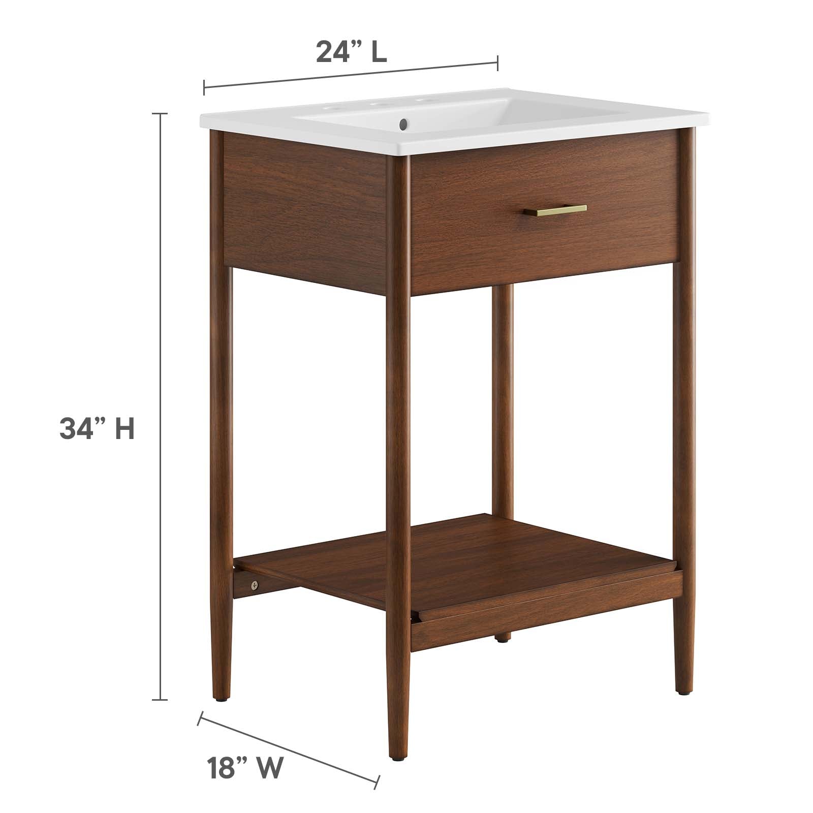 Zaire 24" Bathroom Vanity - East Shore Modern Home Furnishings