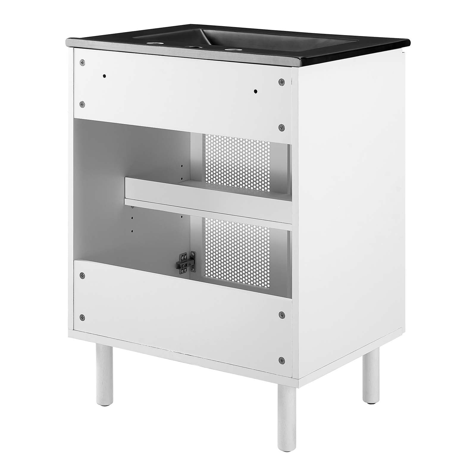 Calla 24" Perforated Metal Bathroom Vanity - East Shore Modern Home Furnishings